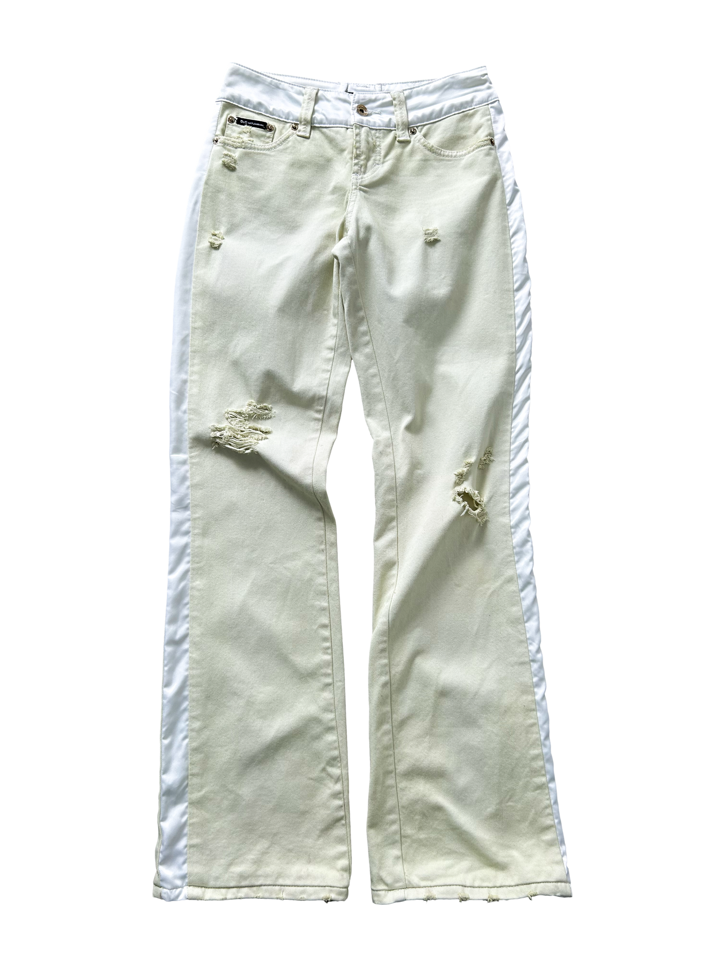 Dolce & Gabbana Two Tone Jeans