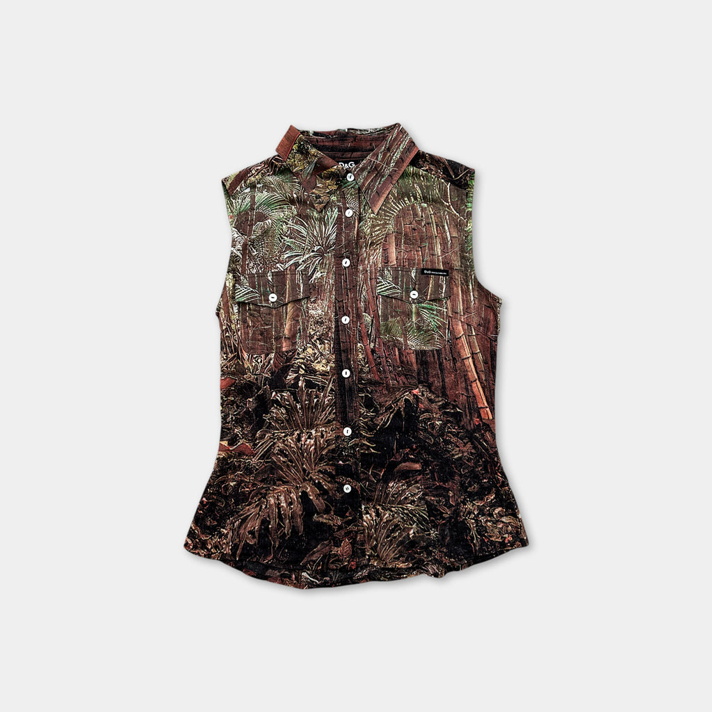 Dolce & Gabbana Forest Graphic Tank Top