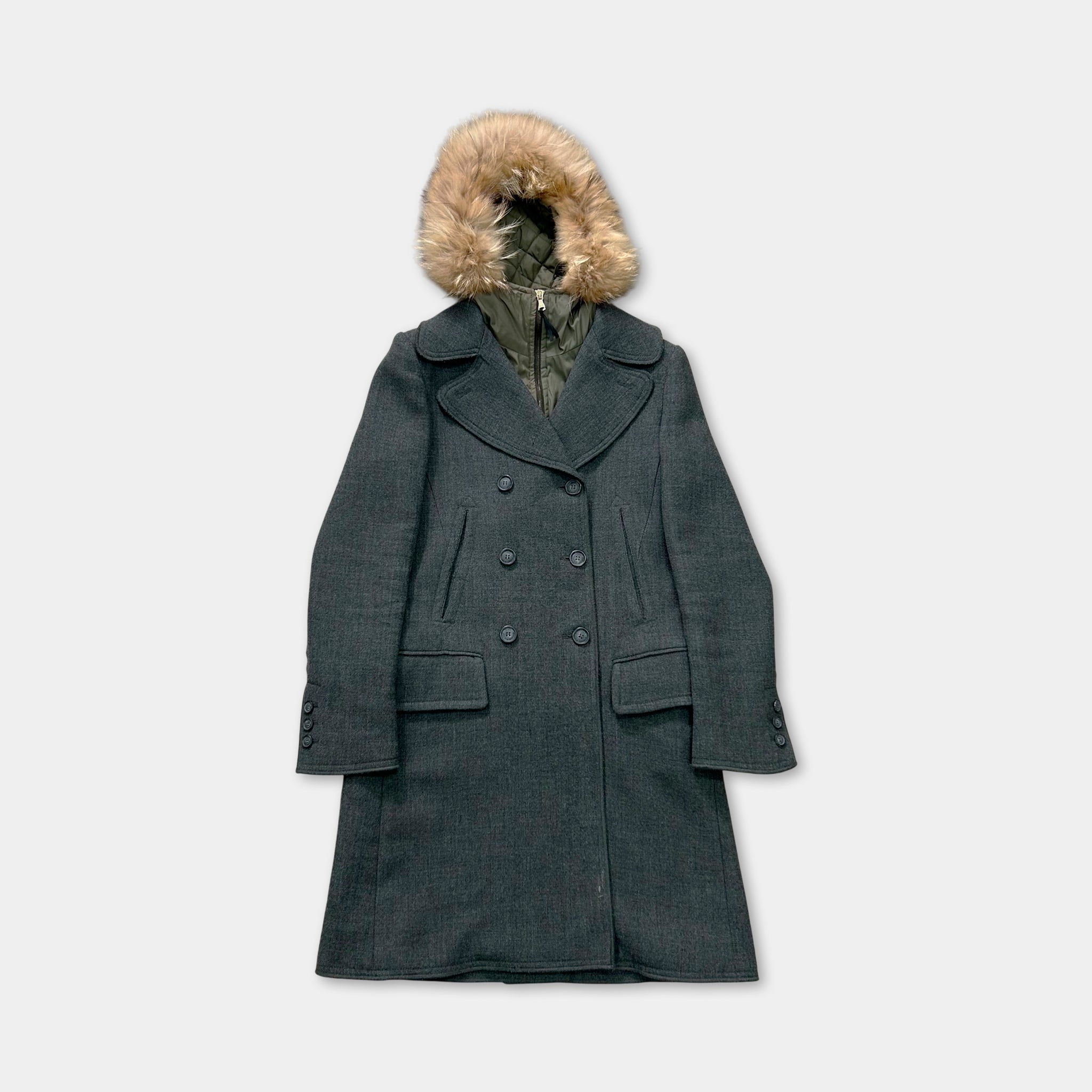 Dolce & Gabbana Double Layer Fur Coat