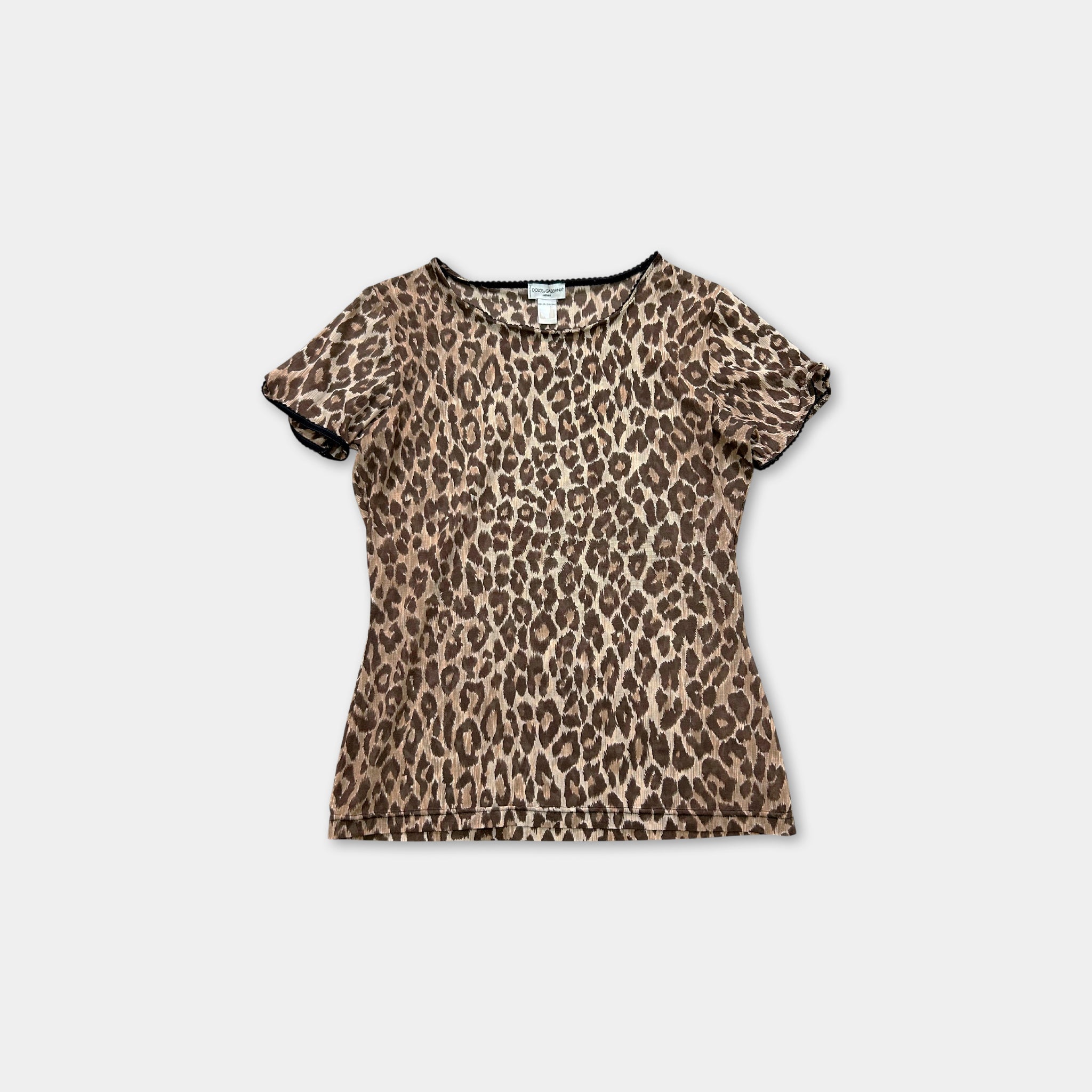 Dolce & Gabbana 2000s Leopard T-Shirt
