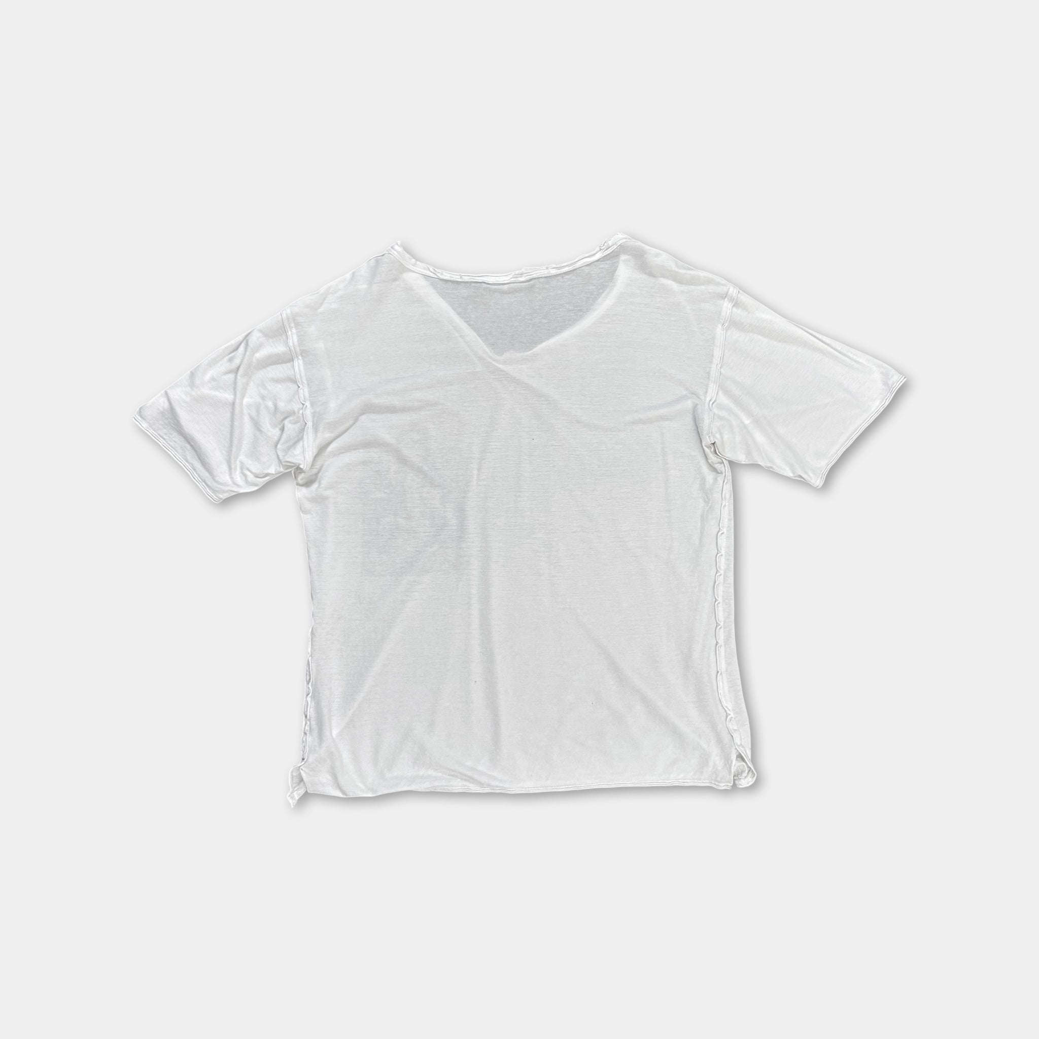 Dolce & Gabbana Vintage Distressed Virgin Mary Cotton T-Shirt