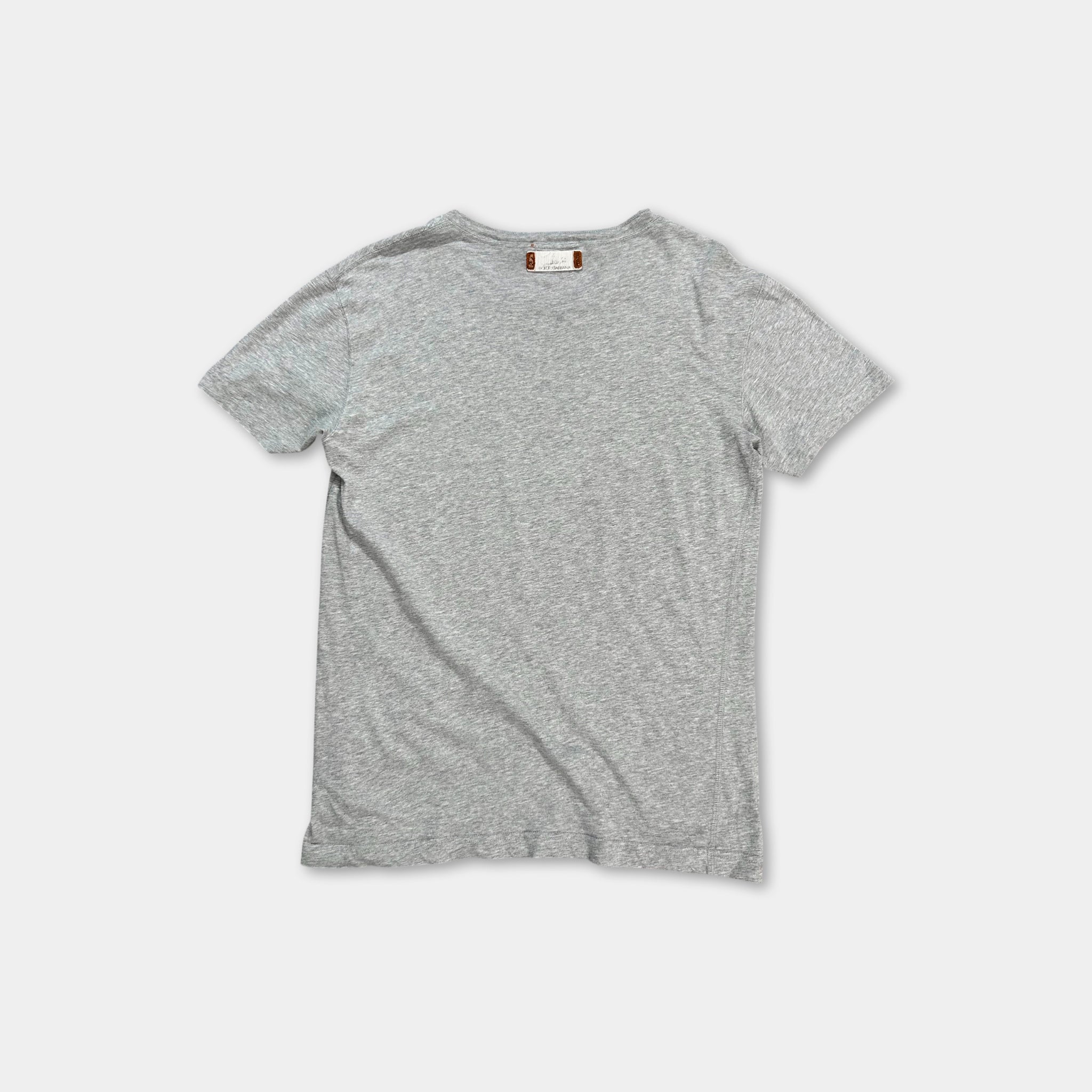 Dolce & Gabbana Graphic Grey T-Shirt