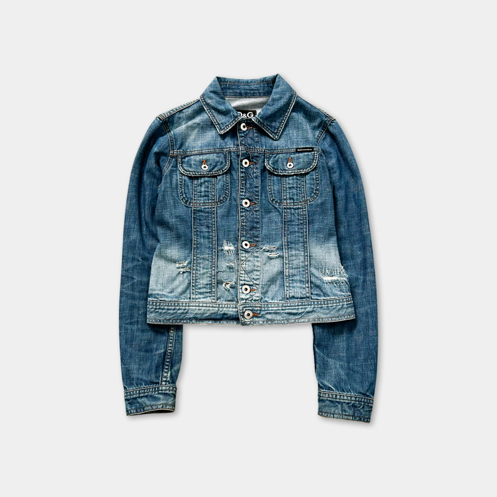 ZZZ *vinted  Dolce & Gabbana Two Tone Denim Jacket (S)