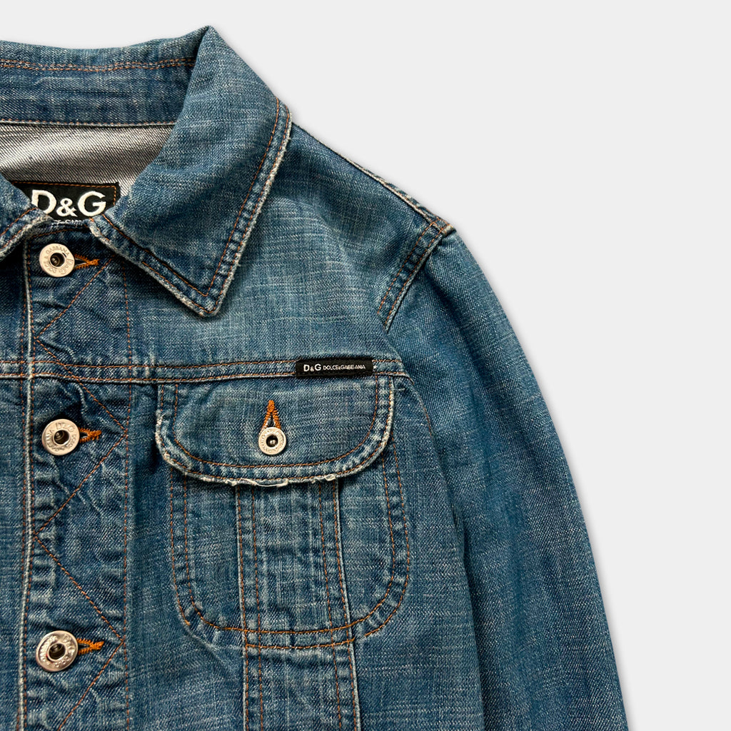 ZZZ *vinted  Dolce & Gabbana Two Tone Denim Jacket (S)
