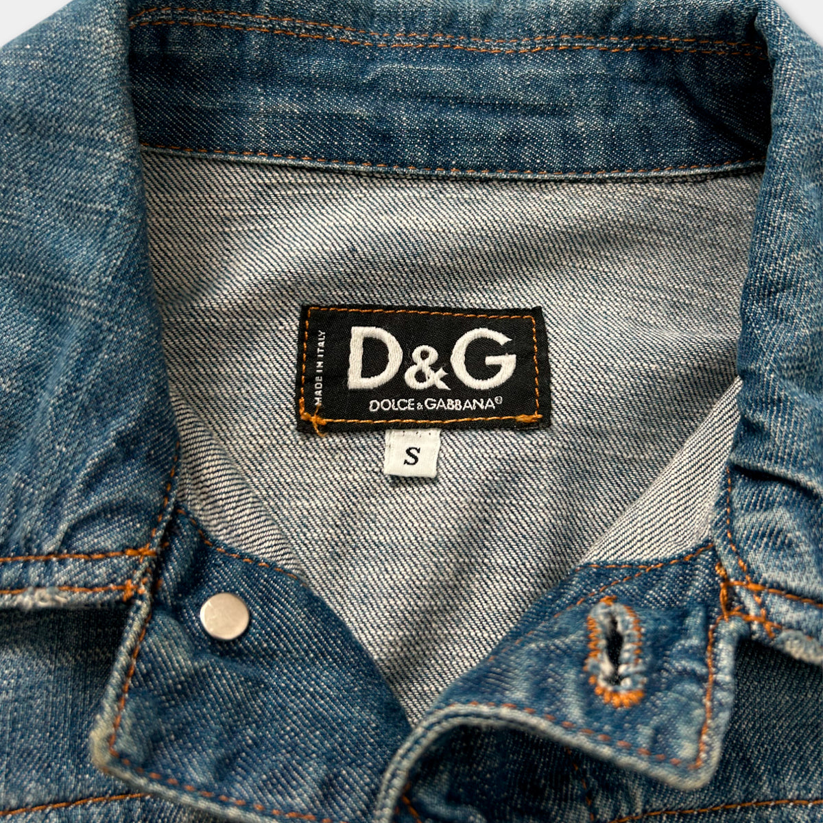 ZZZ *vinted  Dolce & Gabbana Two Tone Denim Jacket (S)