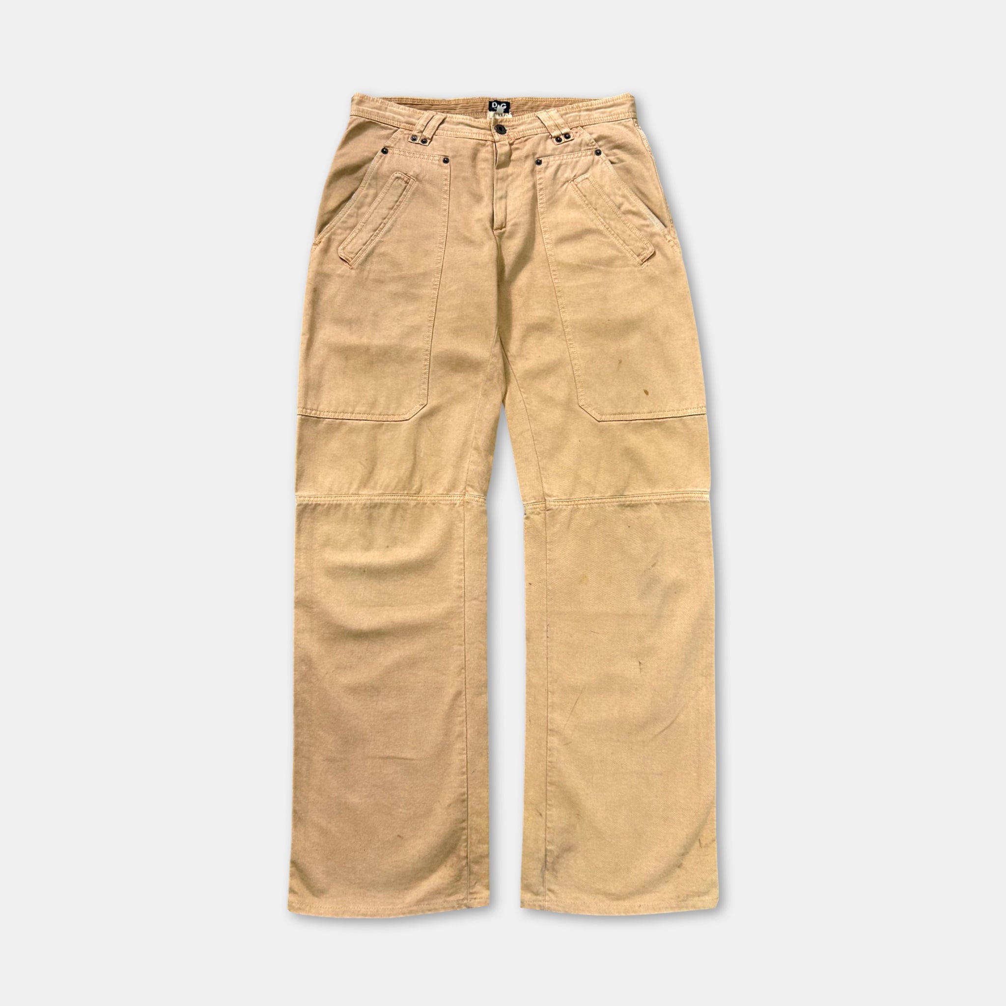 Dolce & Gabbana Carpenter Beige Pants