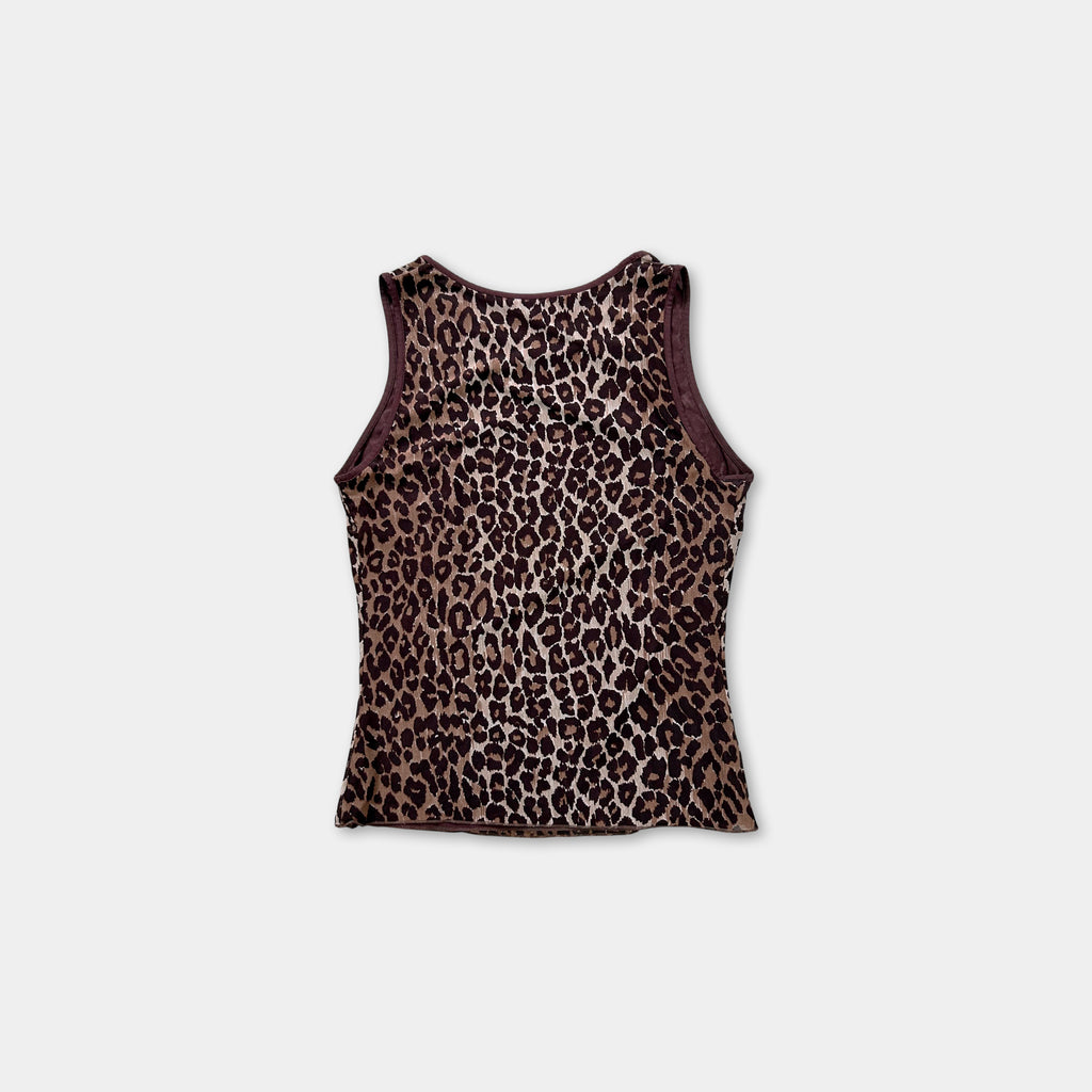 Dolce & Gabbana Leopard Sleeveless Top