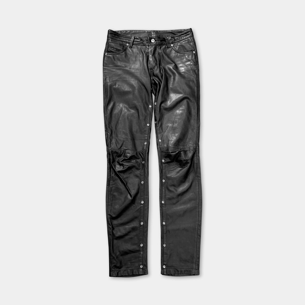 Diesel Studded Leather Studded Pants