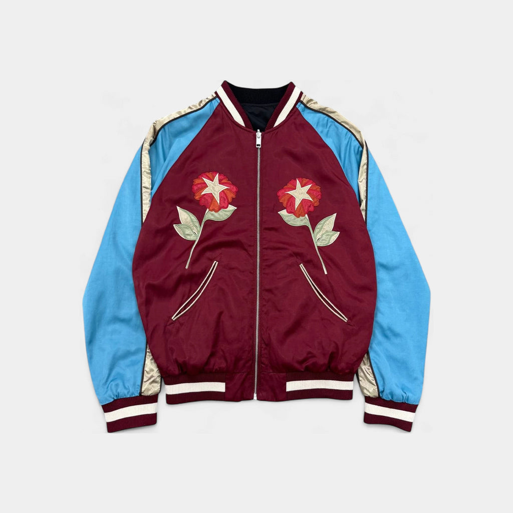 Diesel Reversible Embroidered Palm Sukajan Souvenir Jacket