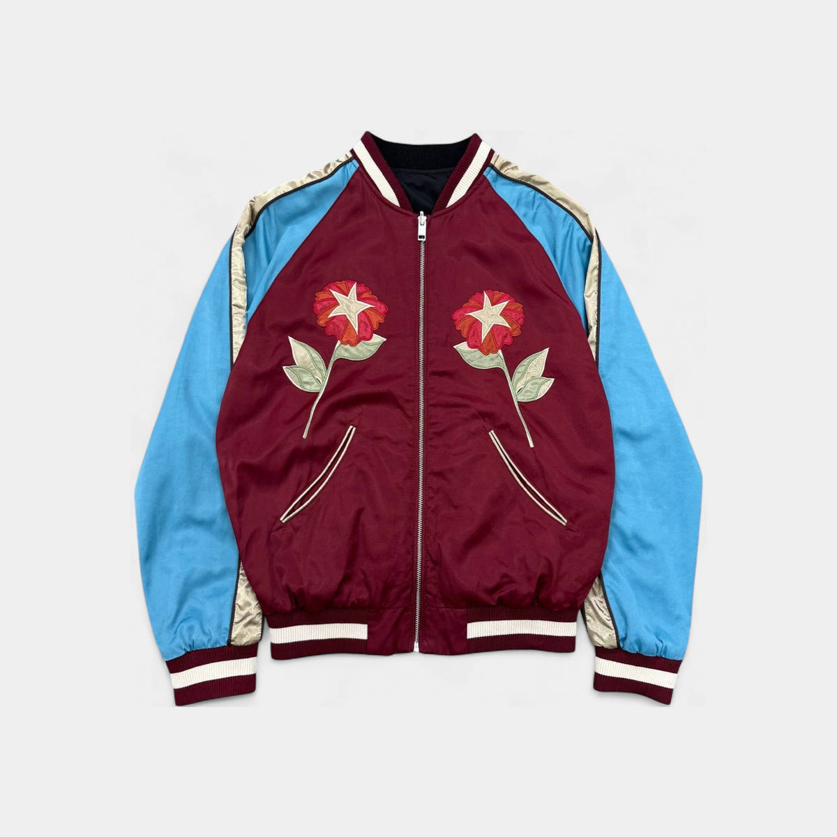 Diesel Reversible Embroidered Palm Sukajan Souvenir Jacket