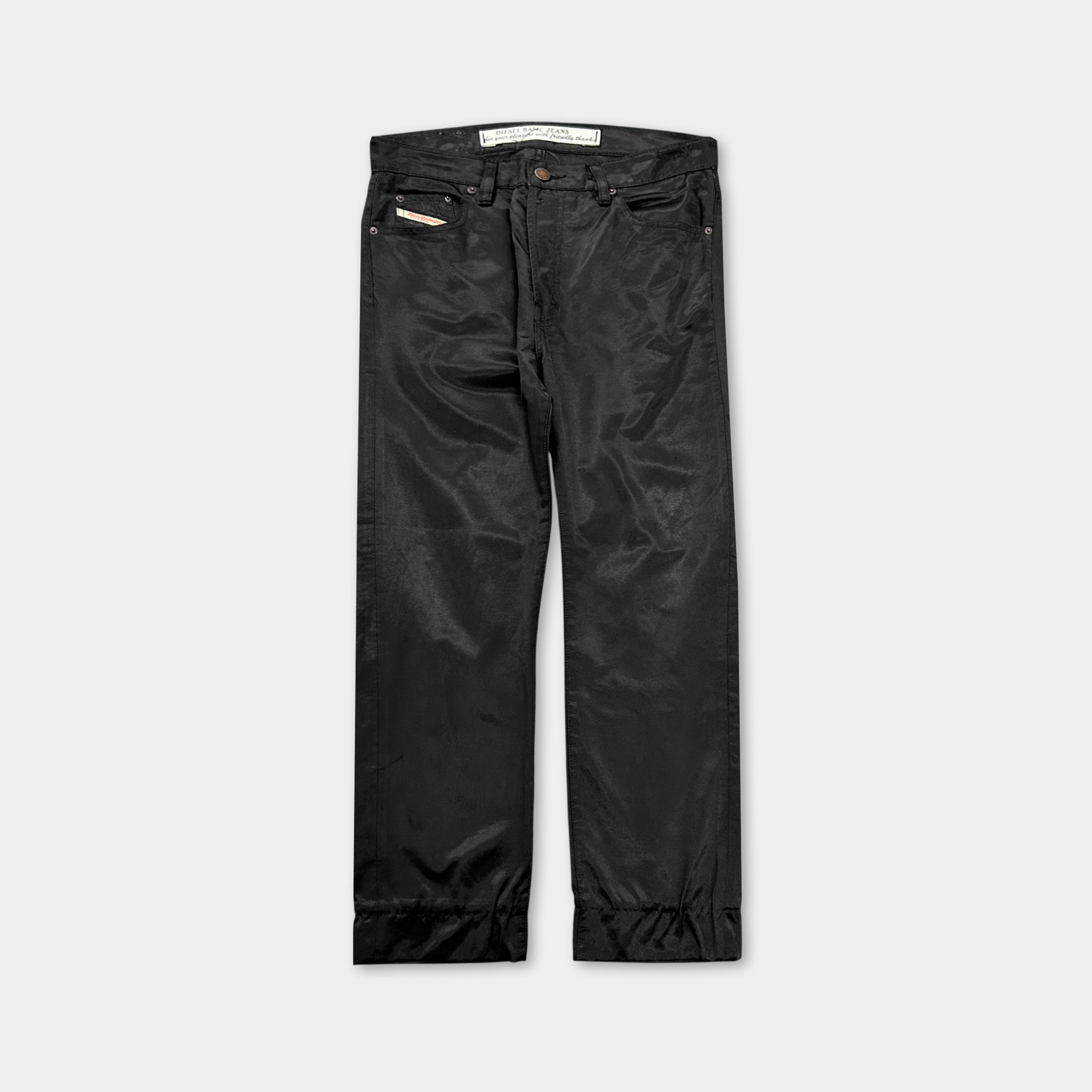2000s Diesel Shiny Black Pants