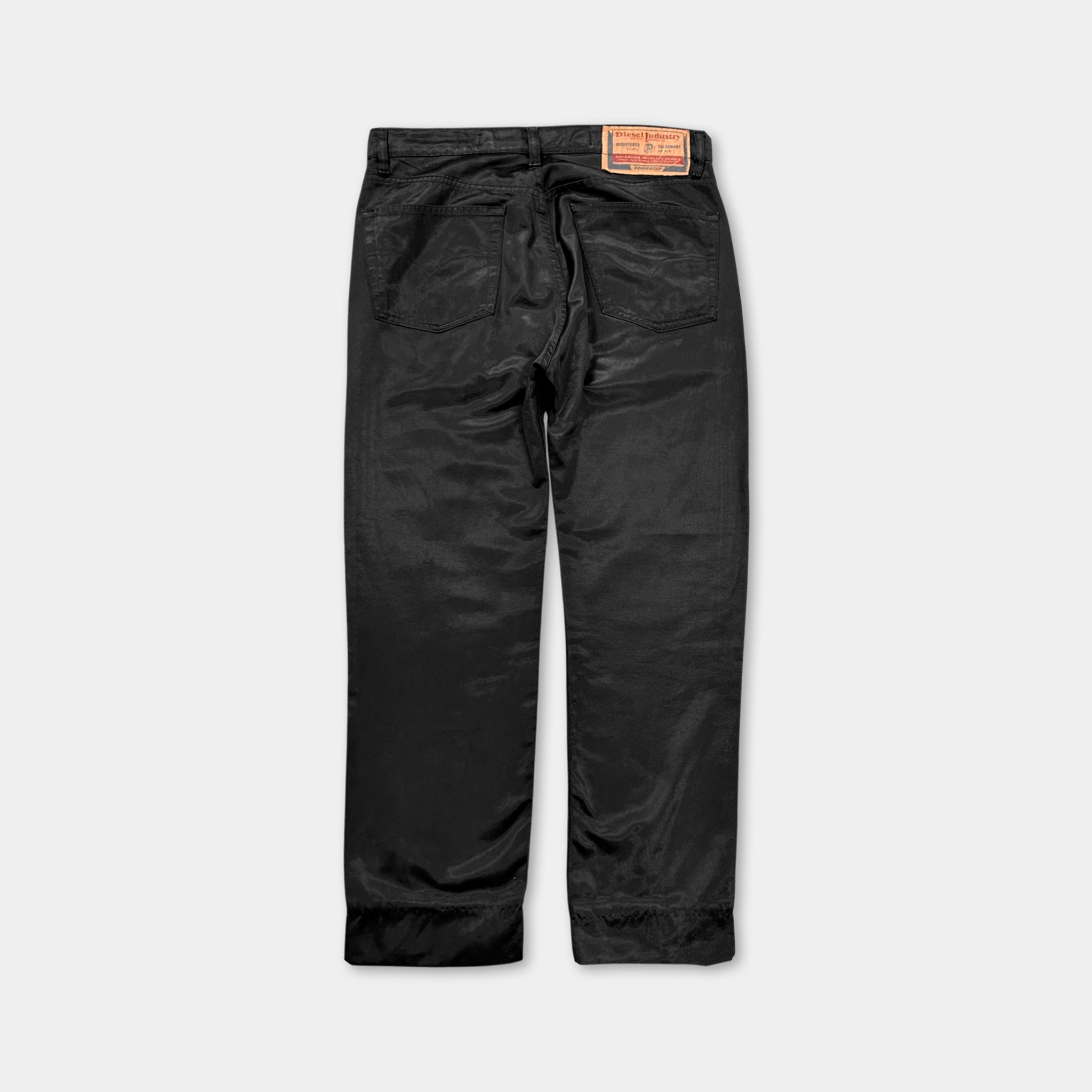 2000s Diesel Shiny Black Pants
