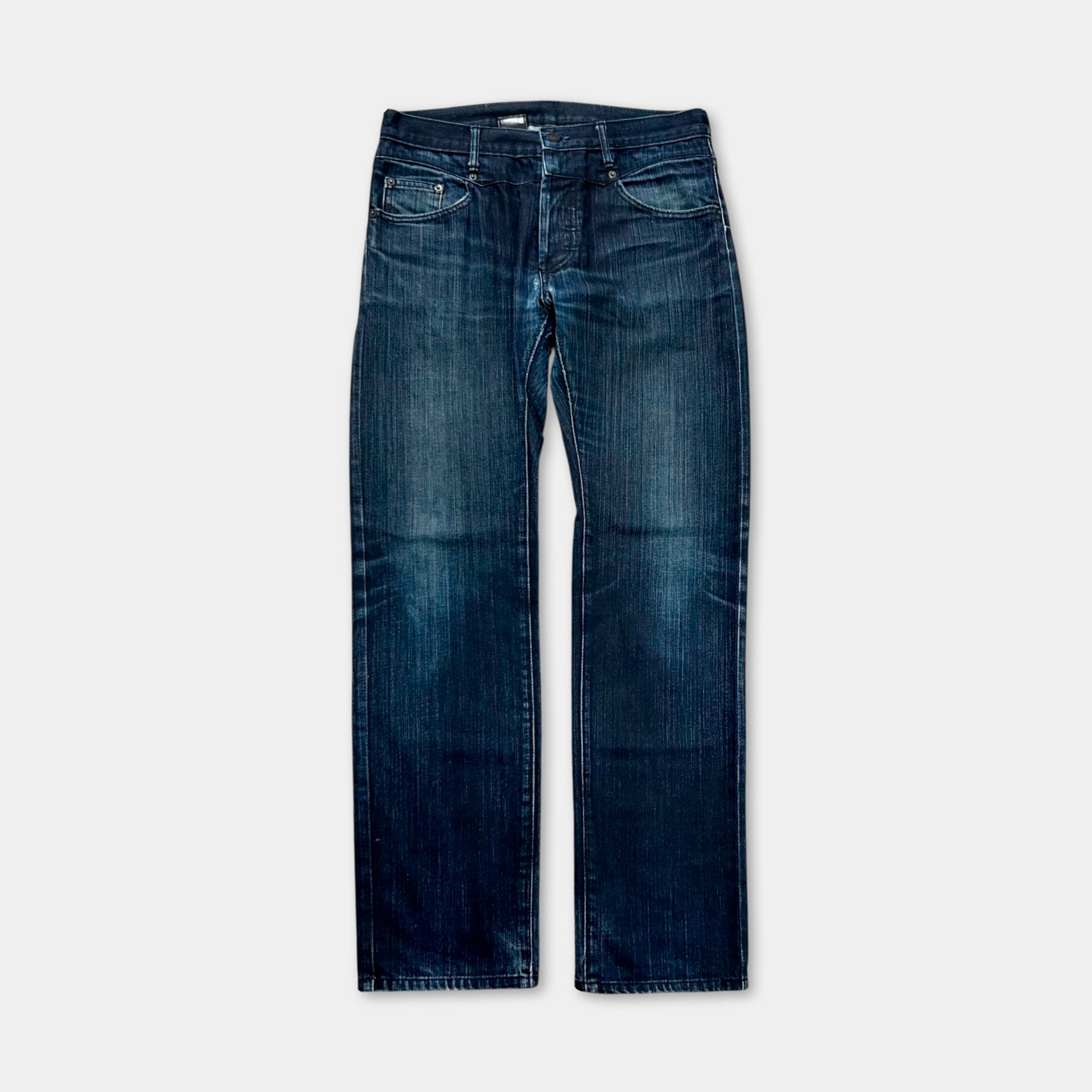 Dior Homme KVA Dark Blue Straight Leg Jeans