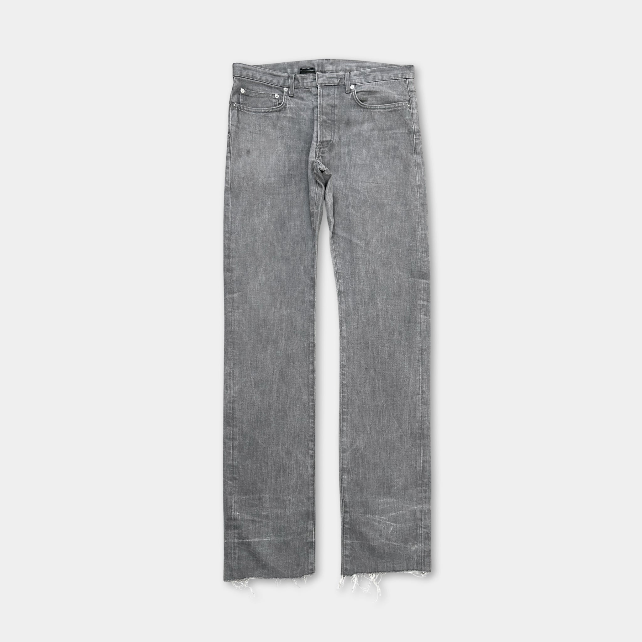 Dior Homme Hedi Slimane Grey Straight Leg Jeans