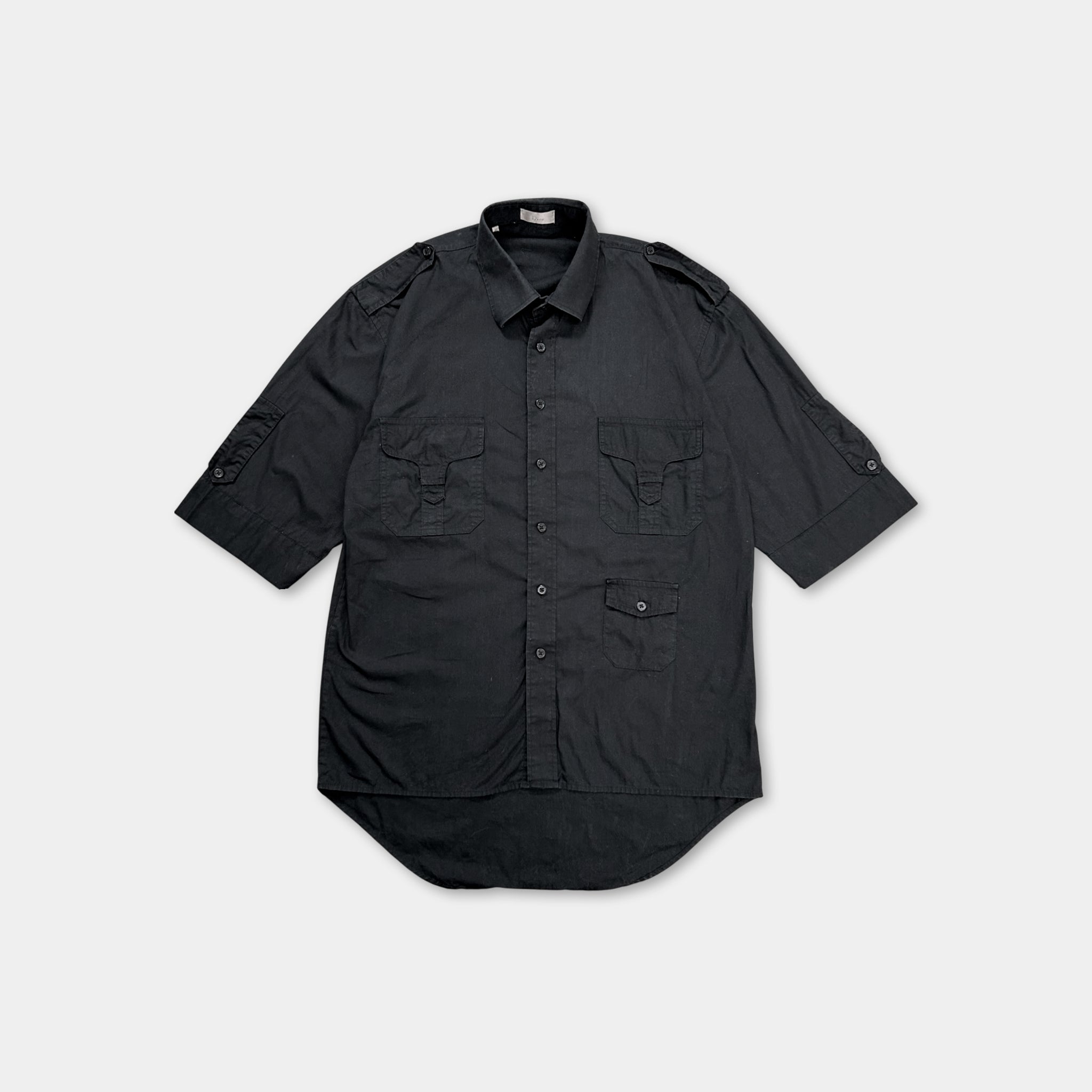 Dior Homme 2005 Black Cargo Shirt