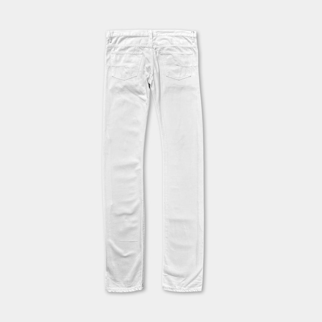 Dior Skinny White Denim Jeans