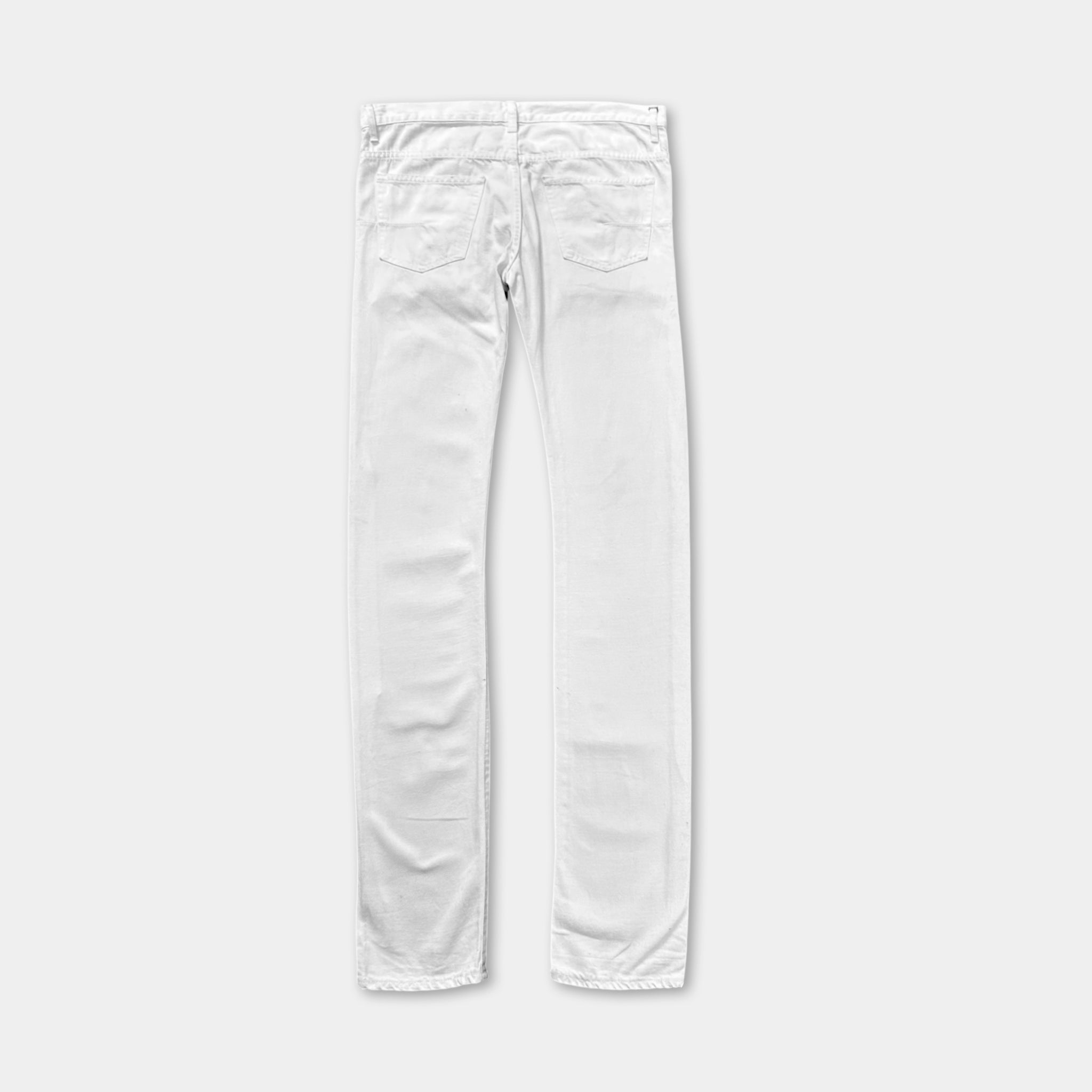Dior Skinny White Denim Jeans