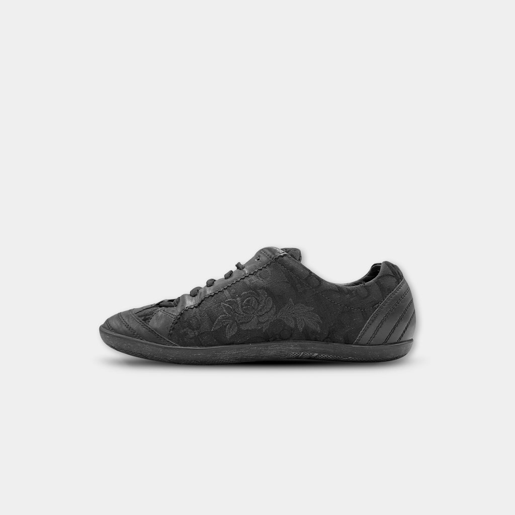 Christian Dior  "Rose" Embroidered Oblique Sneakers
