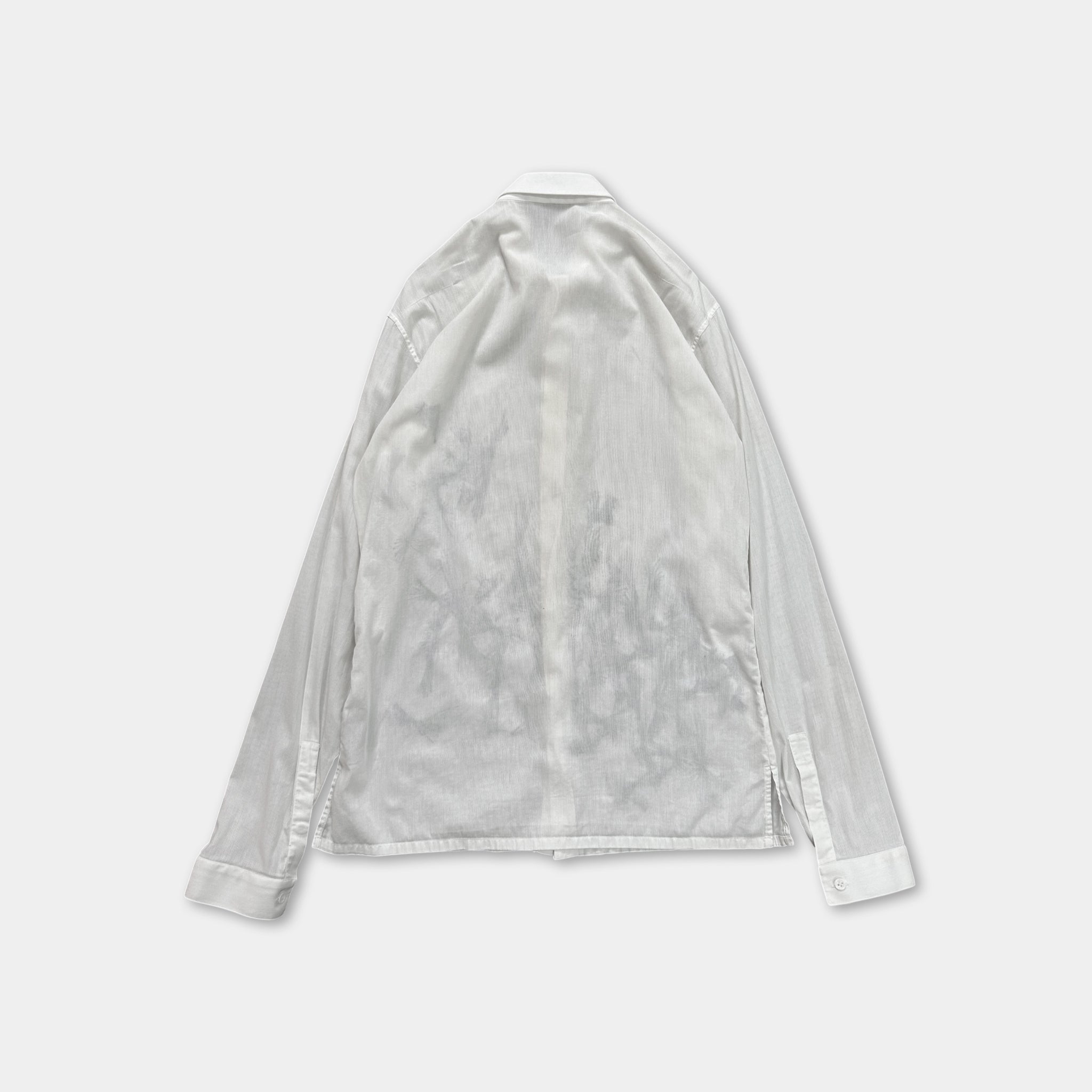 Dior Homme Abstract White Button Shirt