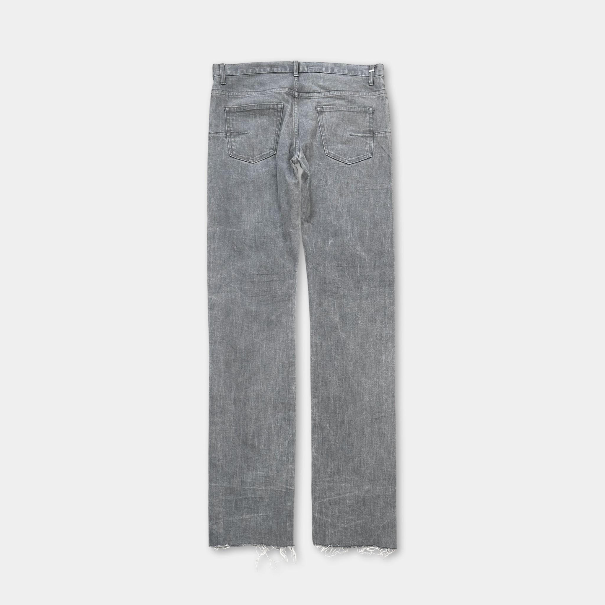 Dior Homme Hedi Slimane Grey Straight Leg Jeans
