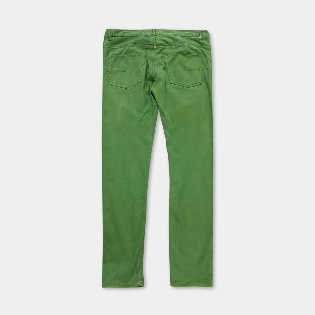 Dior Homme by Hedi Slimane Green Denim Jeans