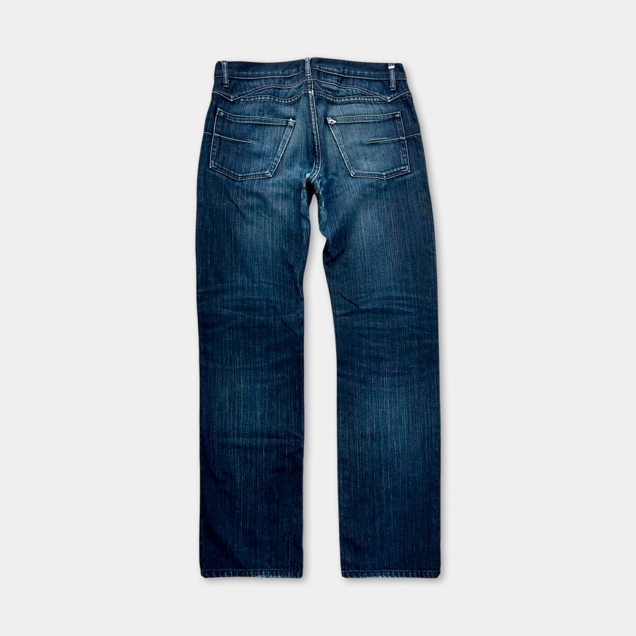 Dior Homme KVA Dark Blue Straight Leg Jeans