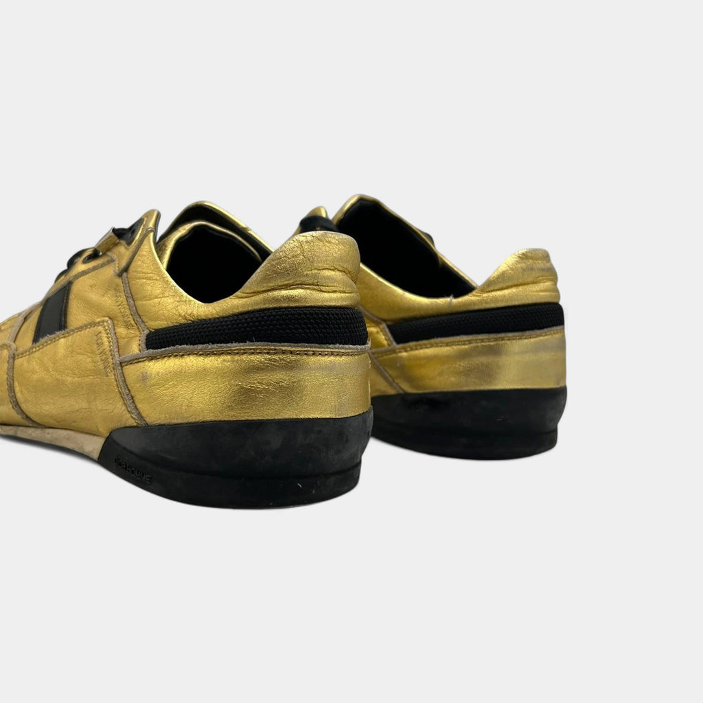 Dior Homme "B17" SS07 Metallic Gold Sneakers by Hedi Slimane
