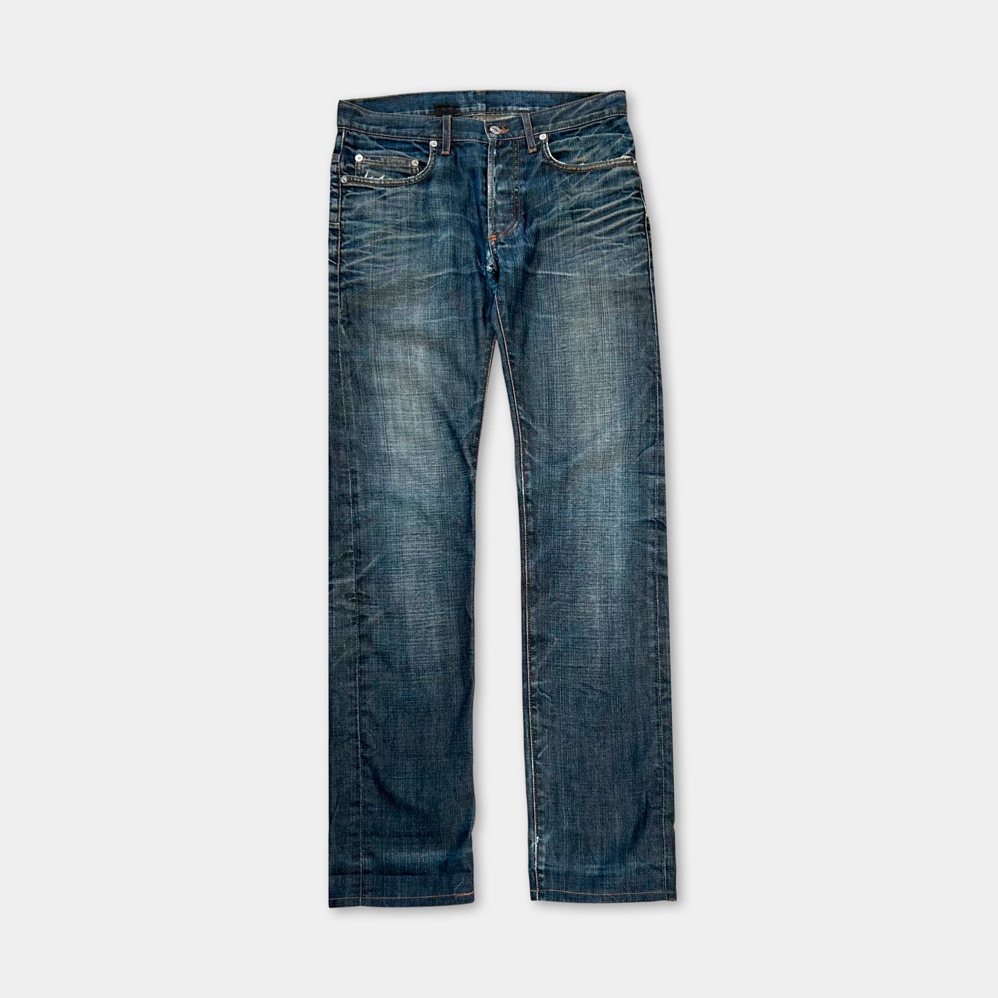 Dior Homme Skinny Indigo Blue Skinny Jeans