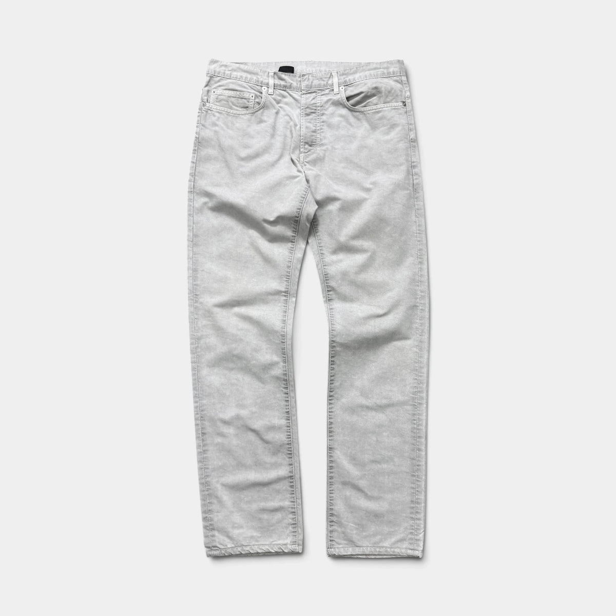 Dior Homme KVA Bleached Grey Straight Leg Trousers