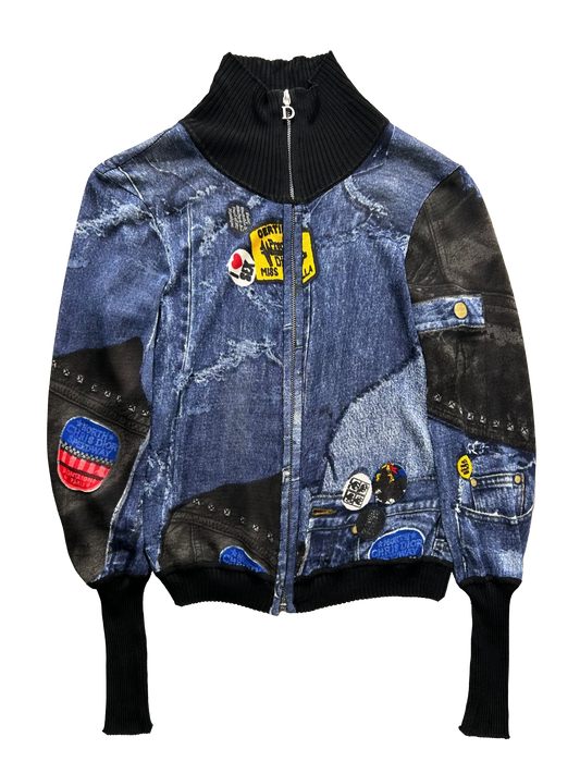 Christian Dior 2001 Trompe a l'Oeil Track Jacket
