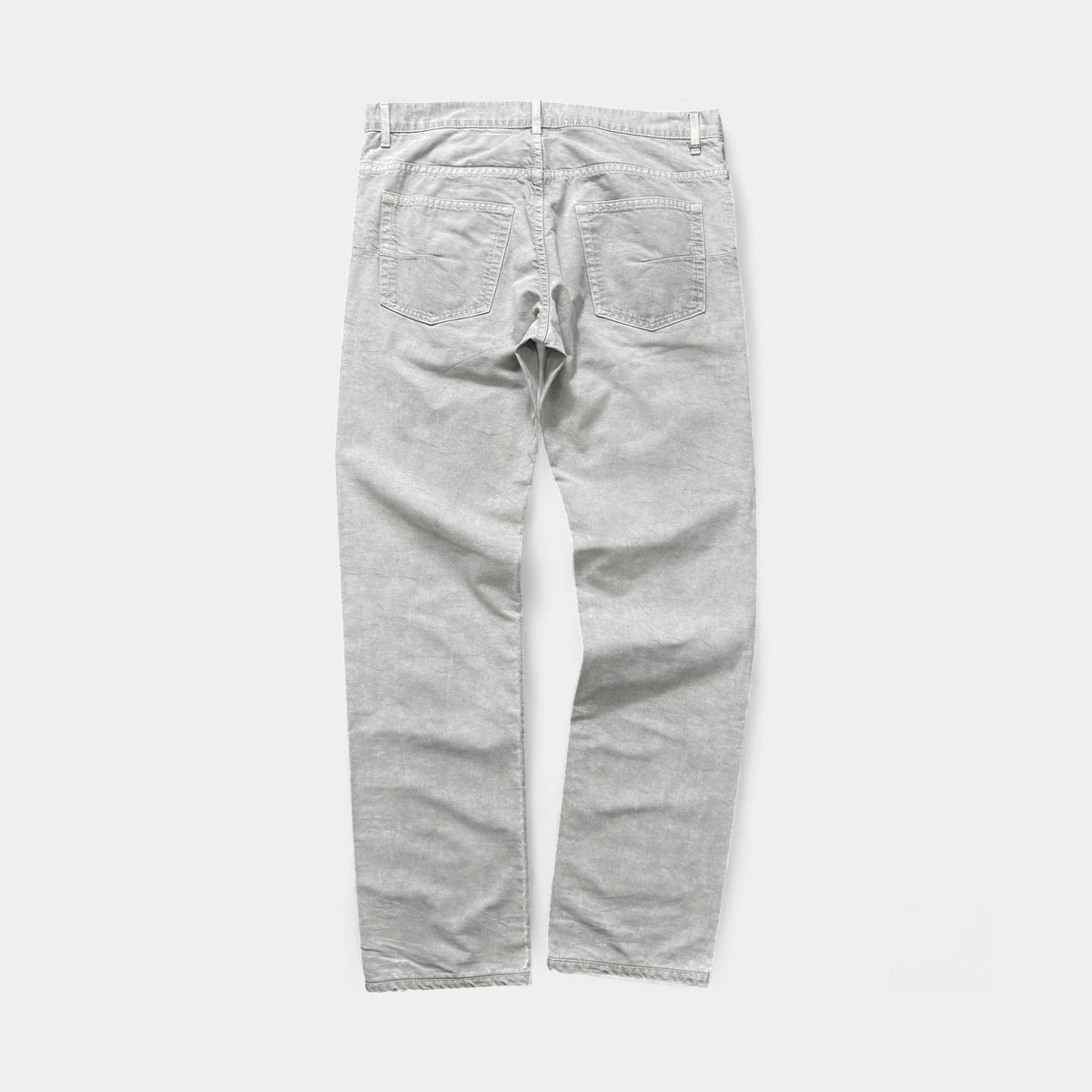 Dior Homme KVA Bleached Grey Straight Leg Trousers