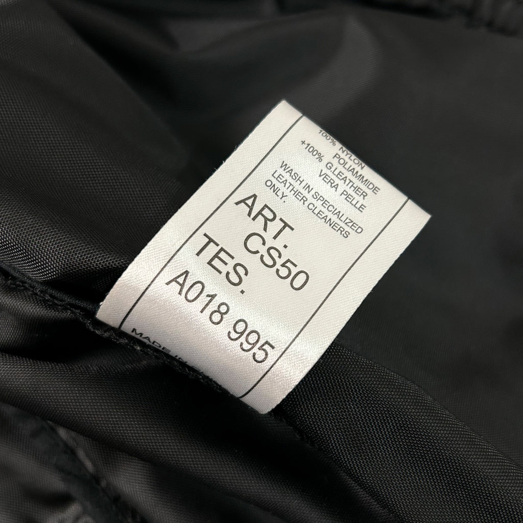 Dirk Bikkembergs Nylon Leather Jacket