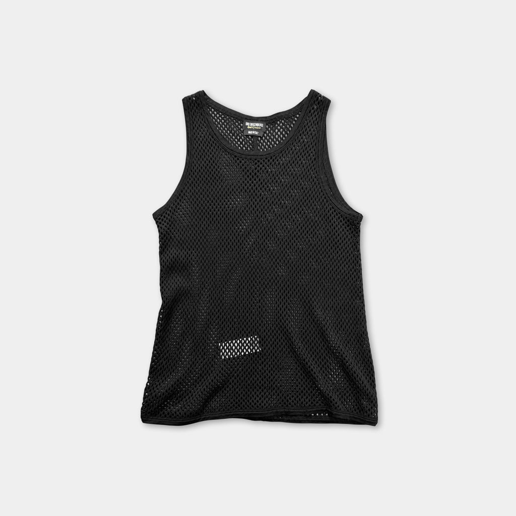 Dirk Bikkembergs Sport Couture Black Mesh Tank Top