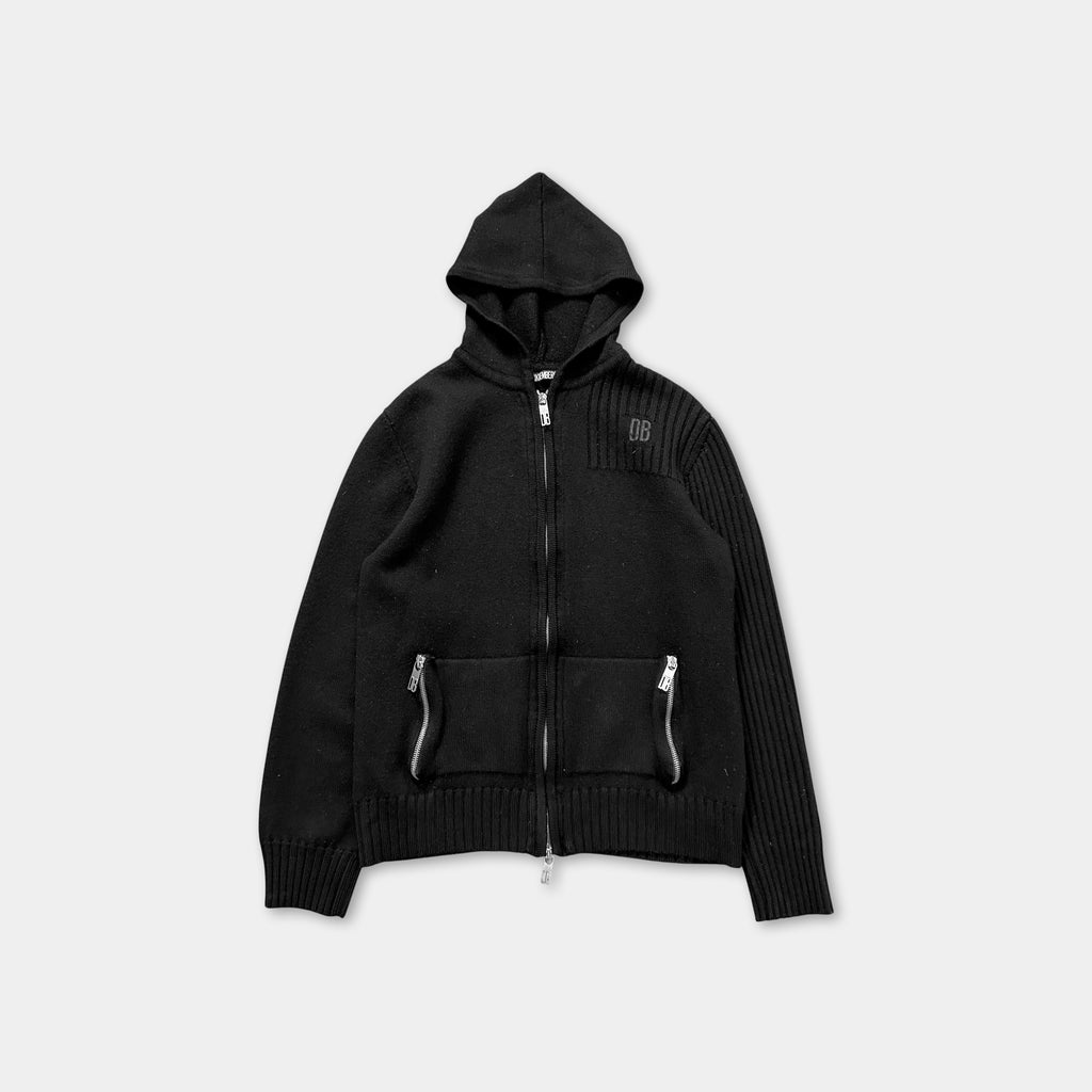 Dirk Bikkembergs Knit Black Hoodie