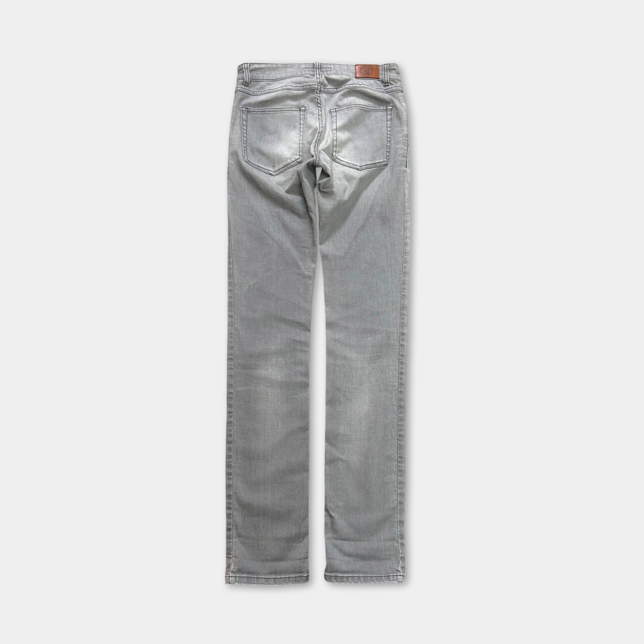 Dirk Bikkembergs Skinny Straight Grey Denim Pants