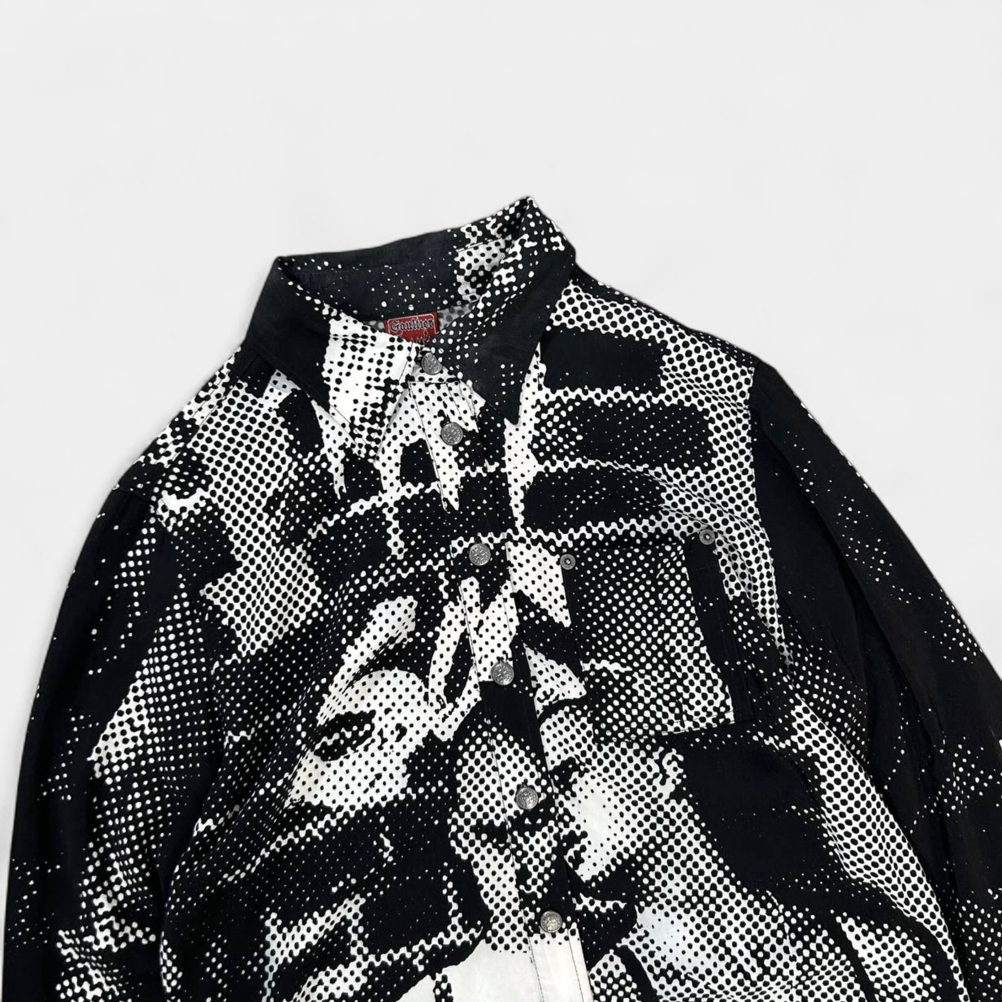 Jean Paul Gaultier 1997 "F*ck Racism" Print Shirt