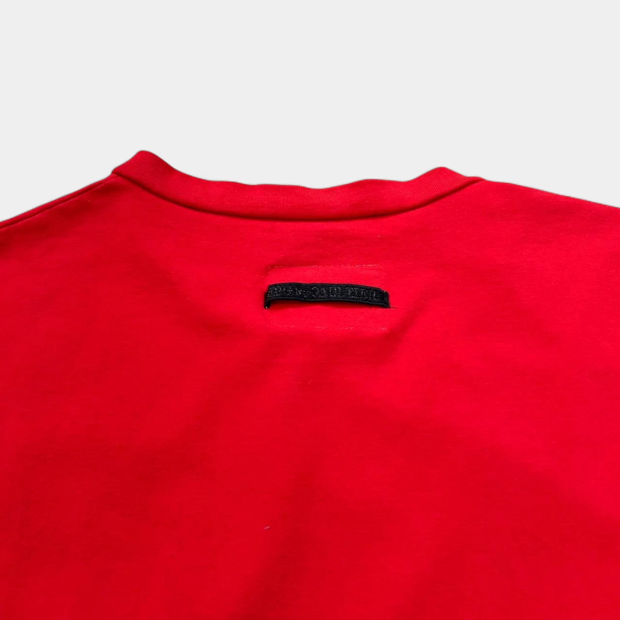 Jean Paul Gaultier Red Deconstructed Sleeveless T-Shirt