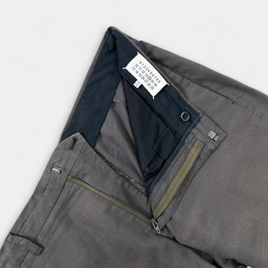 Maison Martin Margiela 2010s Gray Brown Washed Suit