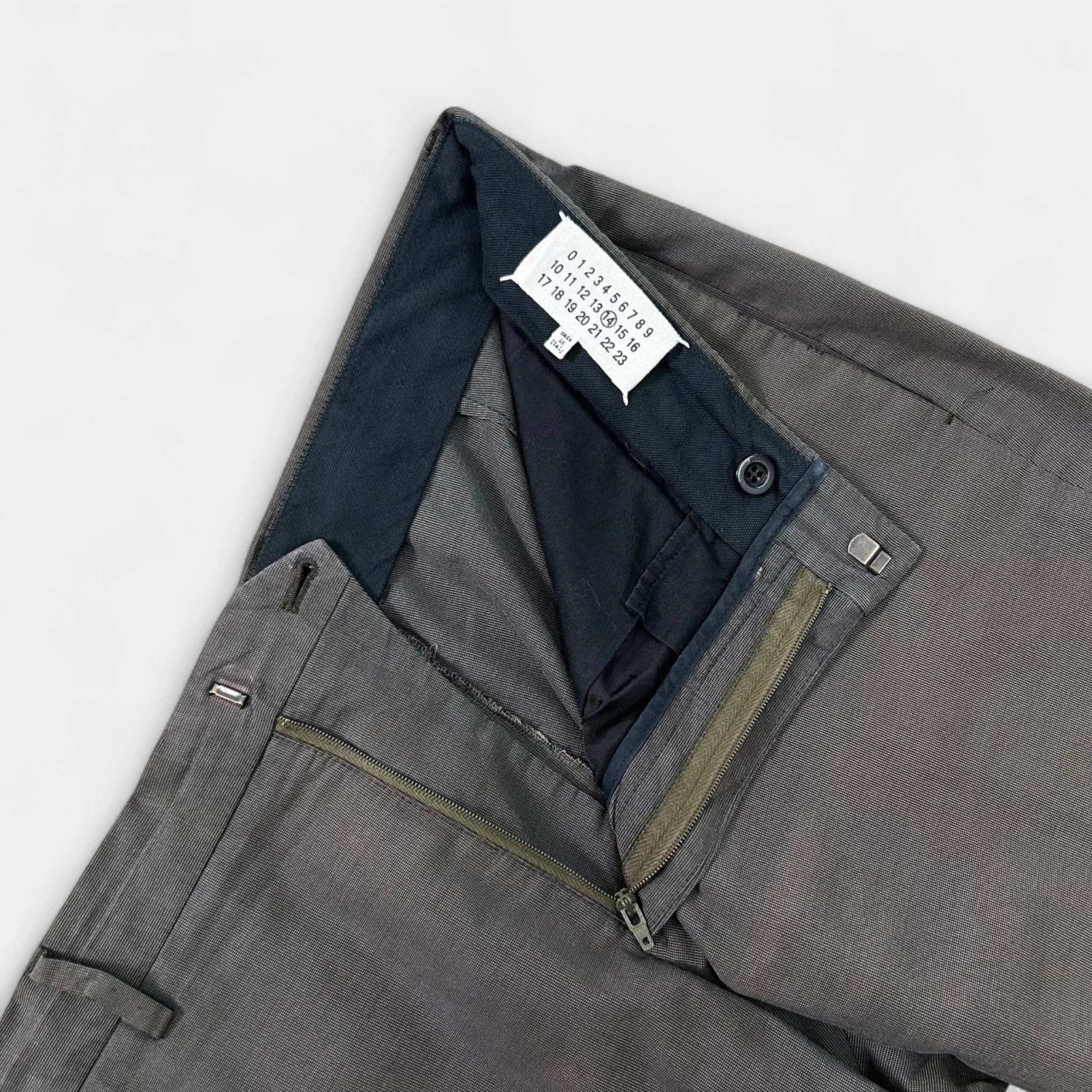 Maison Martin Margiela 2010s Gray Brown Washed Suit