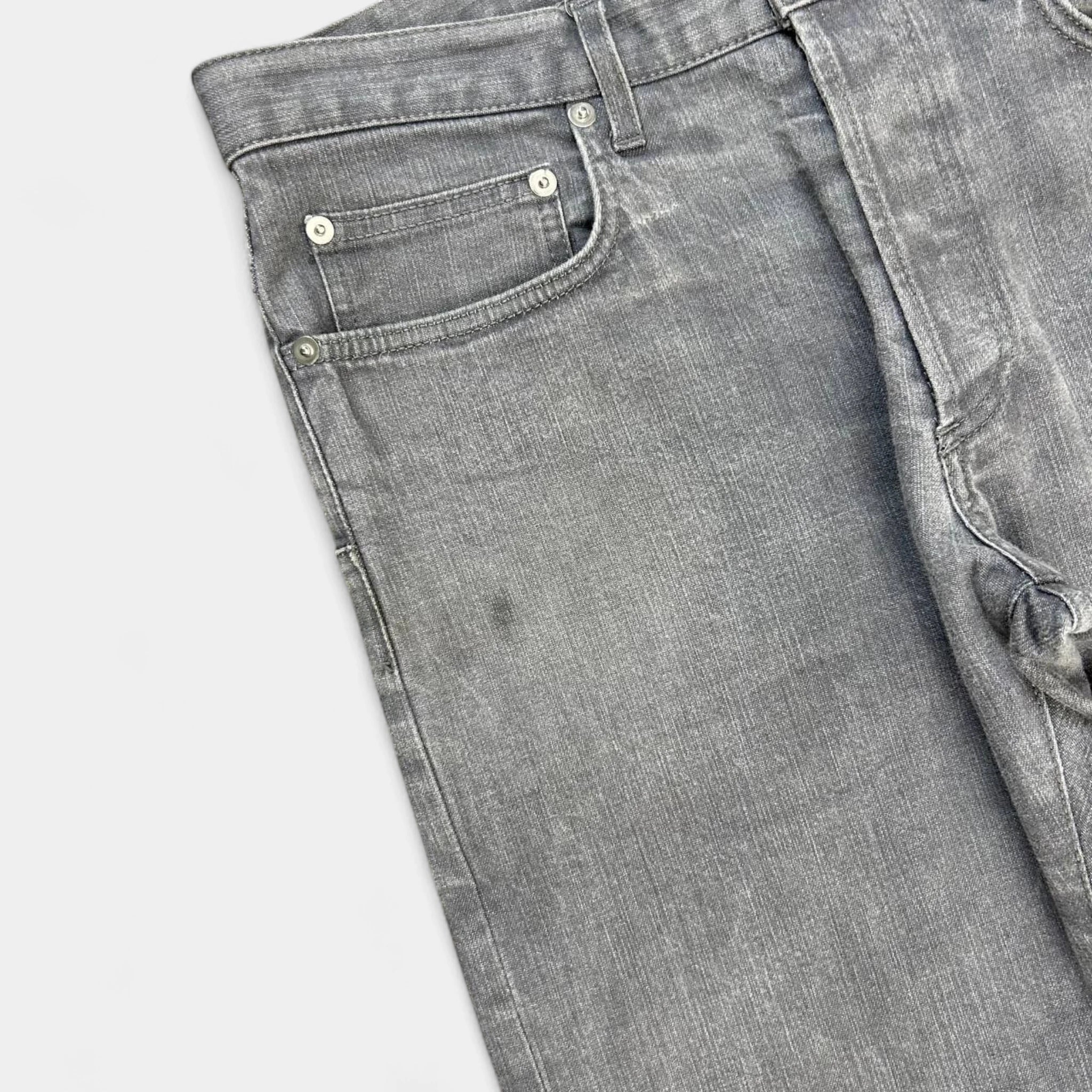 Dior Homme Hedi Slimane Grey Straight Leg Jeans