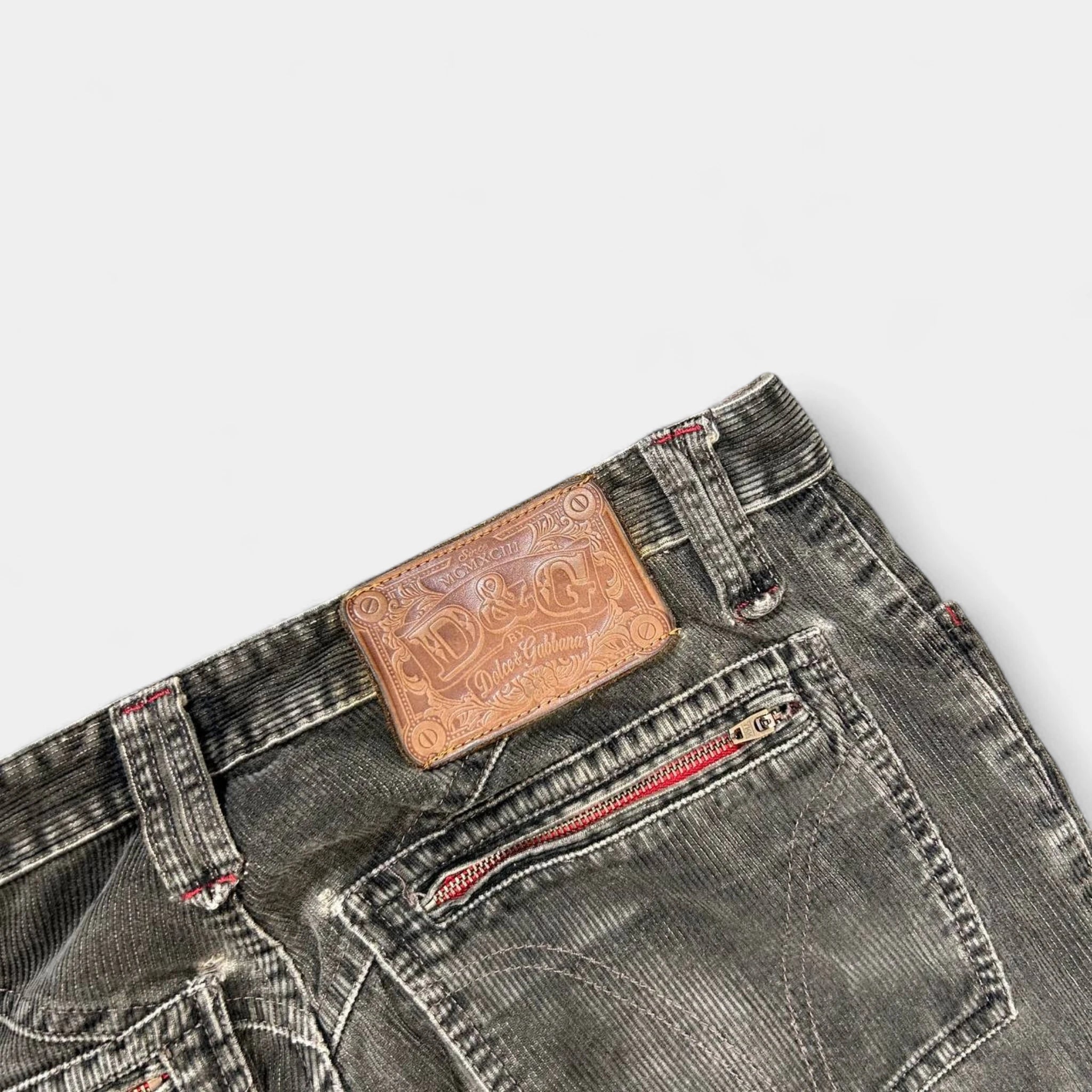 Dolce & Gabbana Brown Corduroy Pants