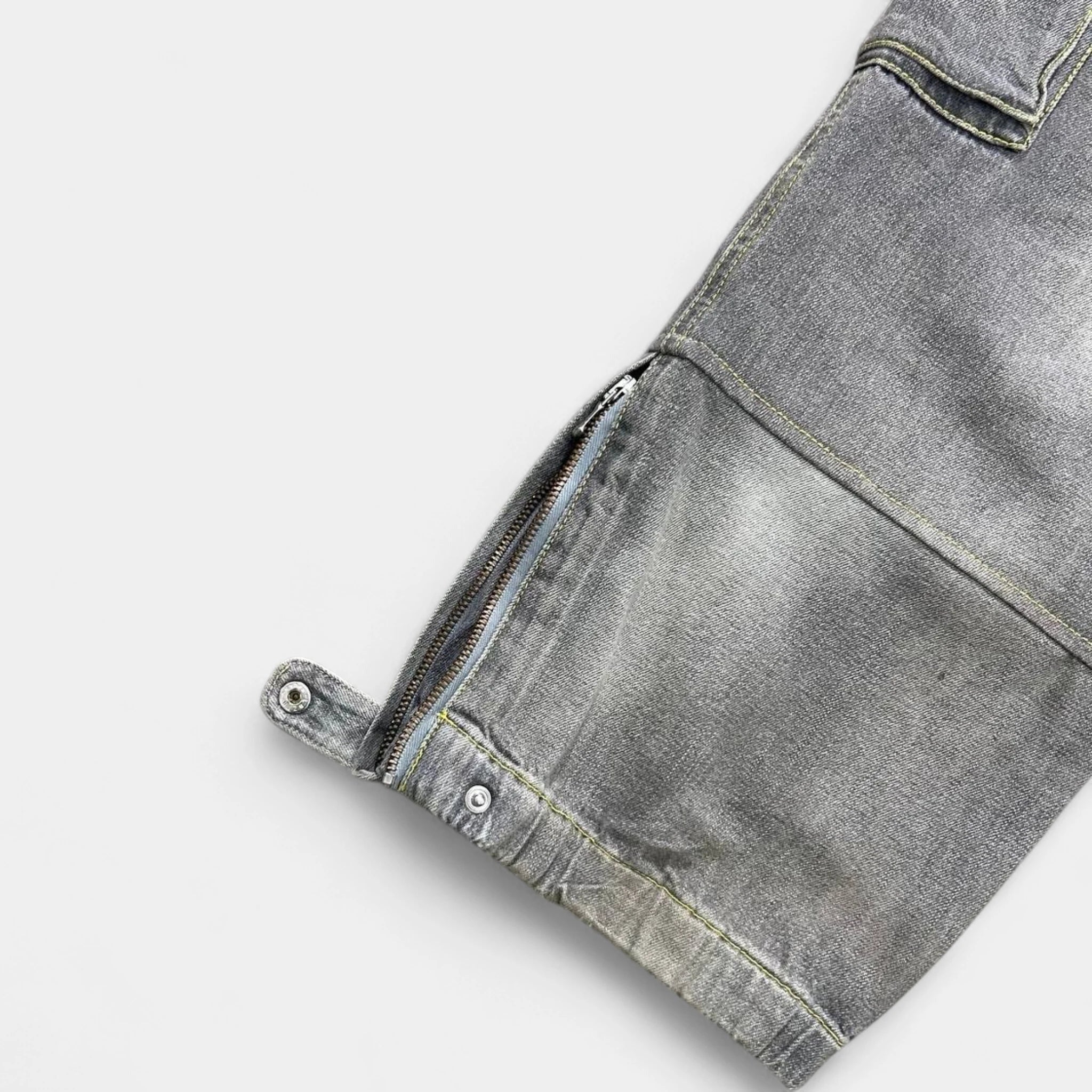 Dolce & Gabbana Grey Washed Cargo Pants