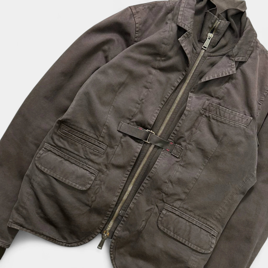 Dsquared2 Double Layer Brown Cargo Jacket