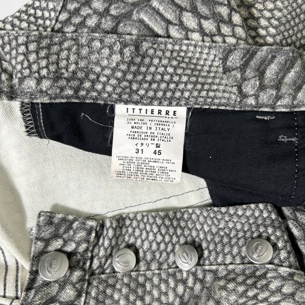 Cavalli Snakeskin Pants