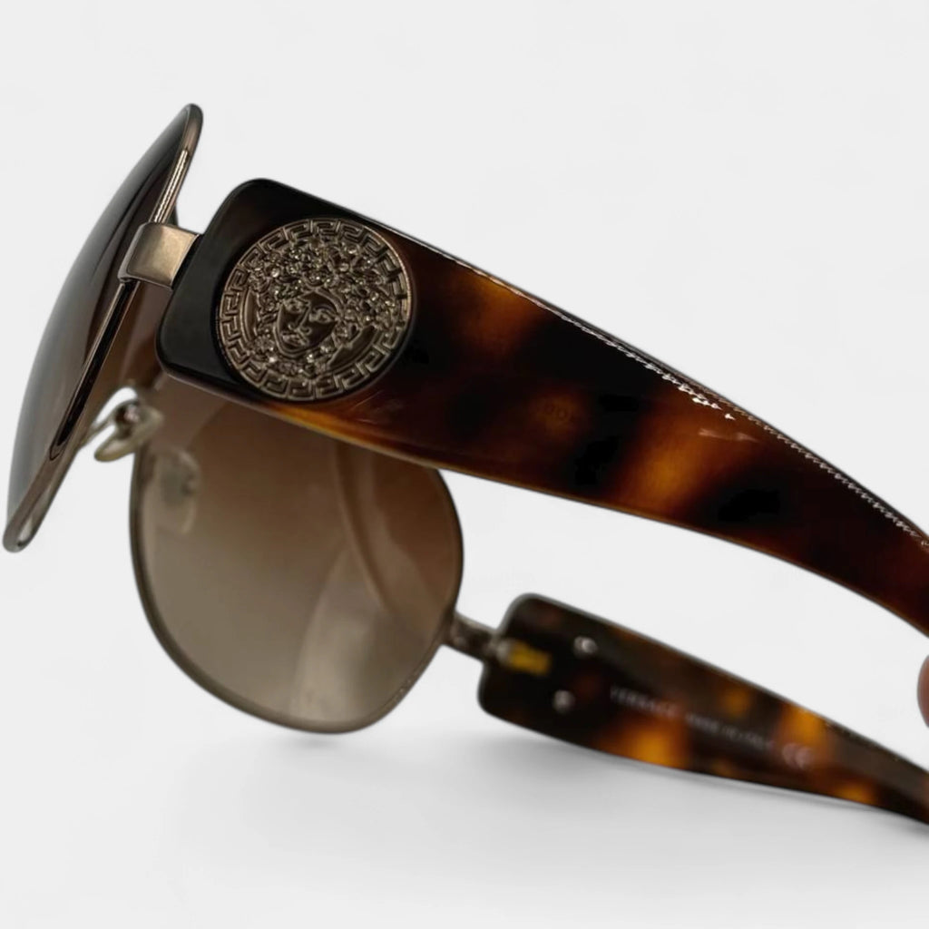 Versace 2000s Medusa Coin Sunglasses