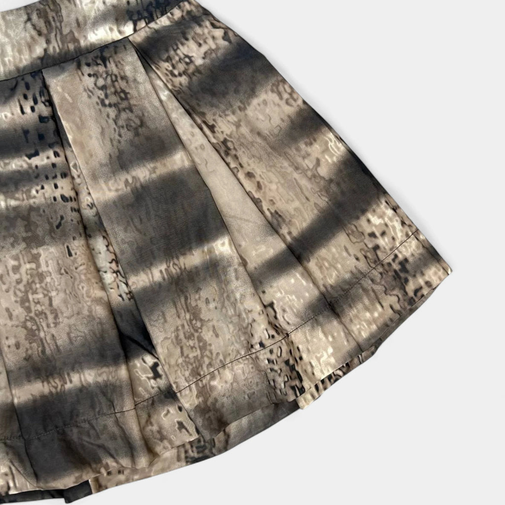 Prada FW2004 Nylon Printed Skirt
