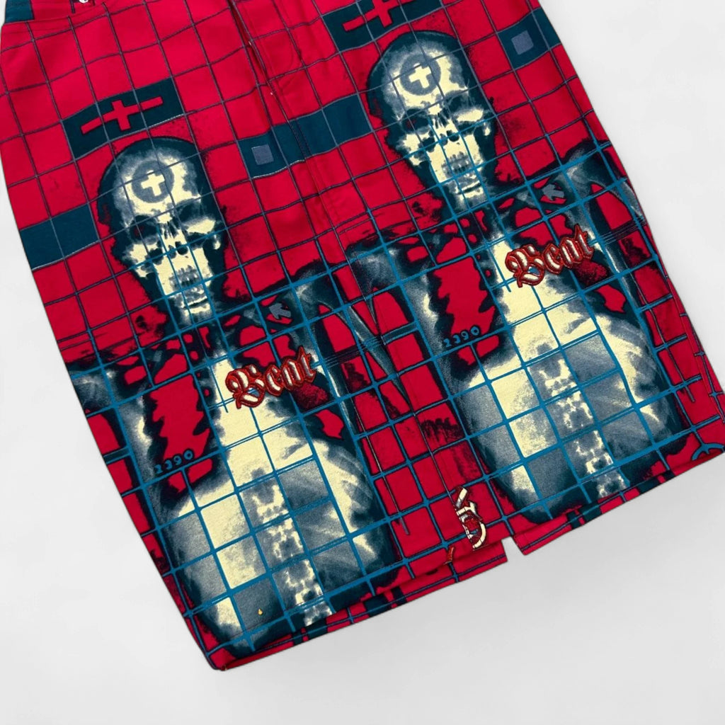 Jean Paul Gaultier 1996 "Cyberbaba" X-Ray Skeleton Skirt