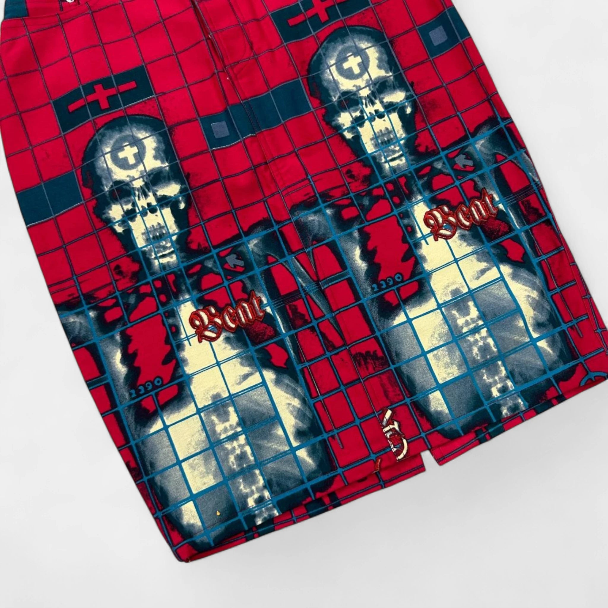 Jean Paul Gaultier 1996 "Cyberbaba" X-Ray Skeleton Skirt