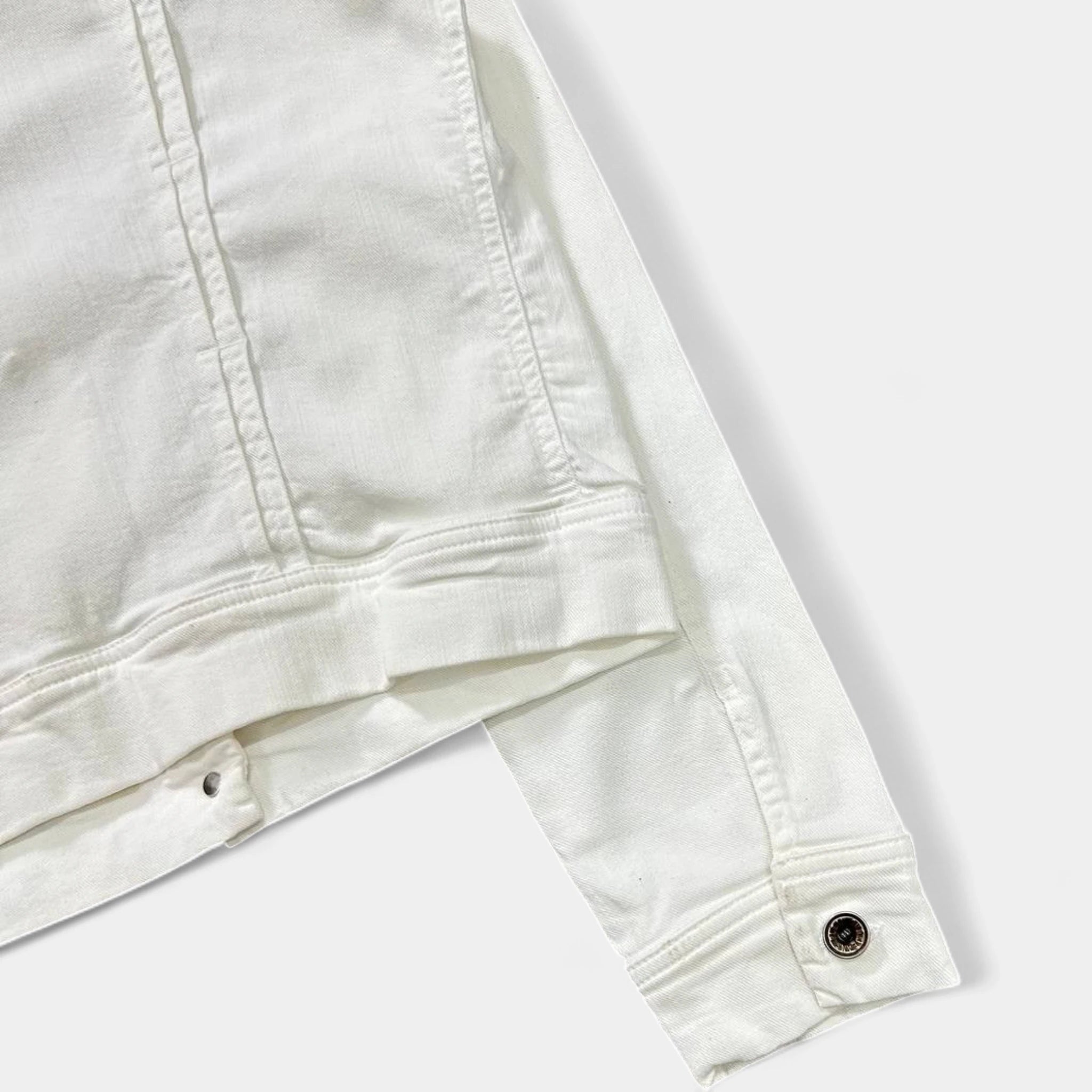 Plein Sud 2000's White Denim Jacket