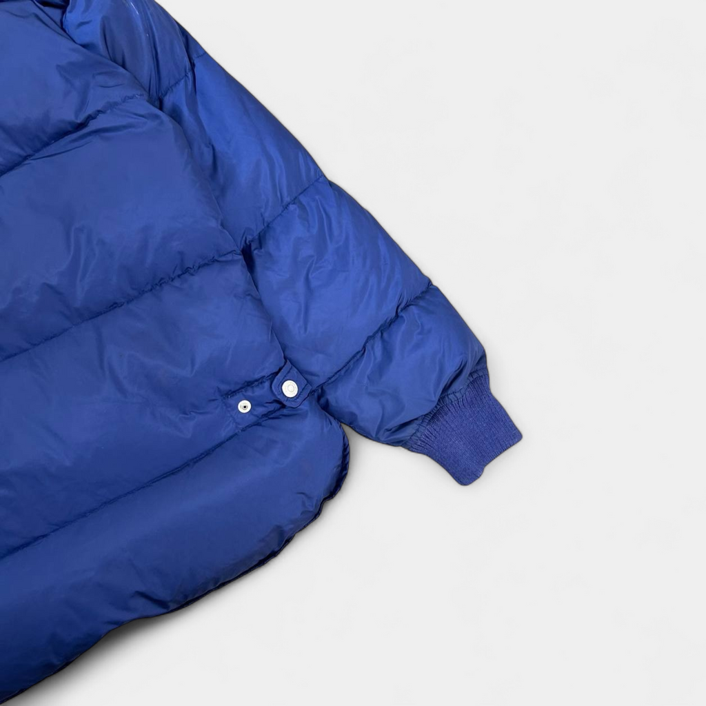 Dsquared2 Neck Fur Royal Blue Coat